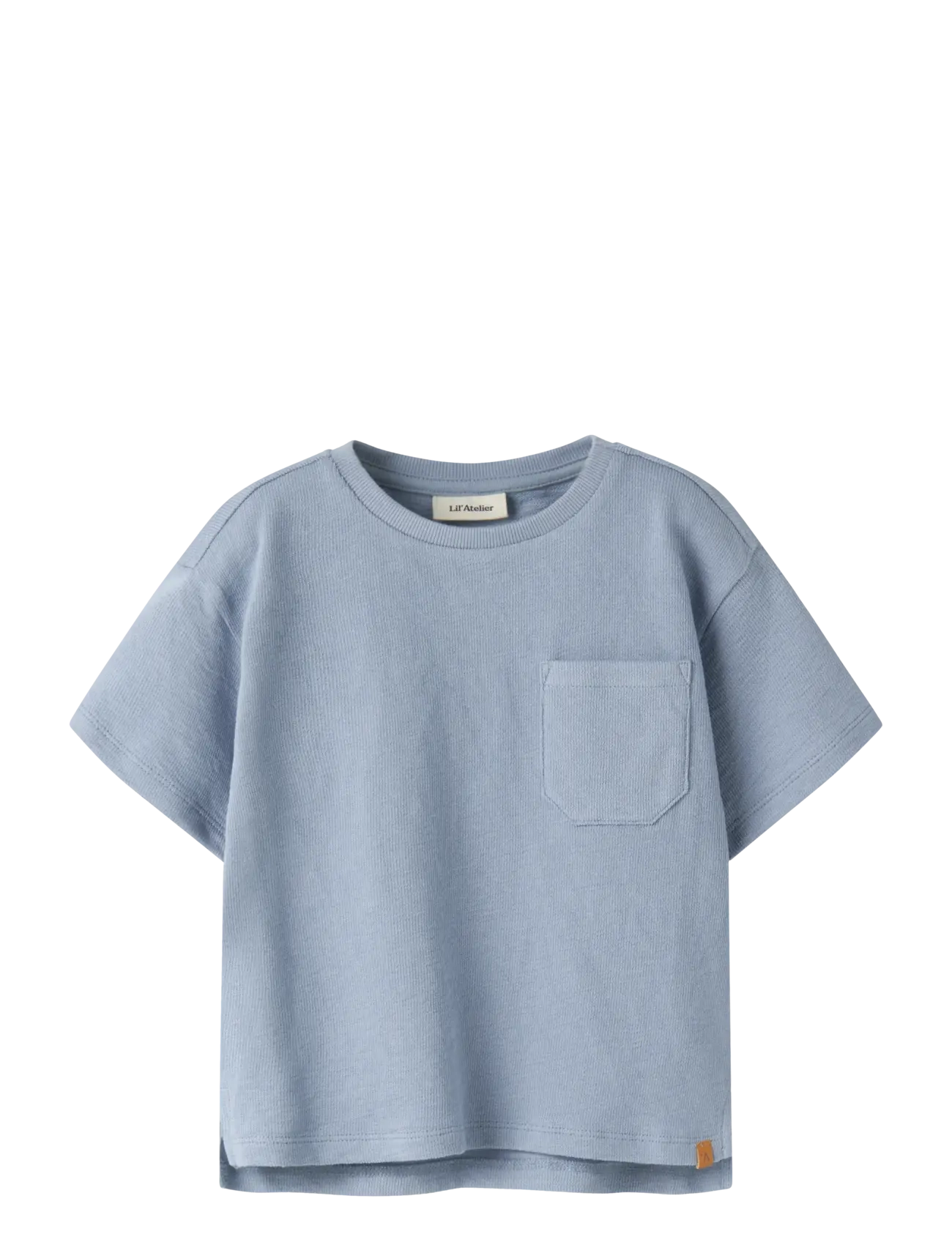 Lil'Atelier NMMDIAS LOP SS LOOSE SWEAT LIL - Clothing - DUSTY BLUE / blue