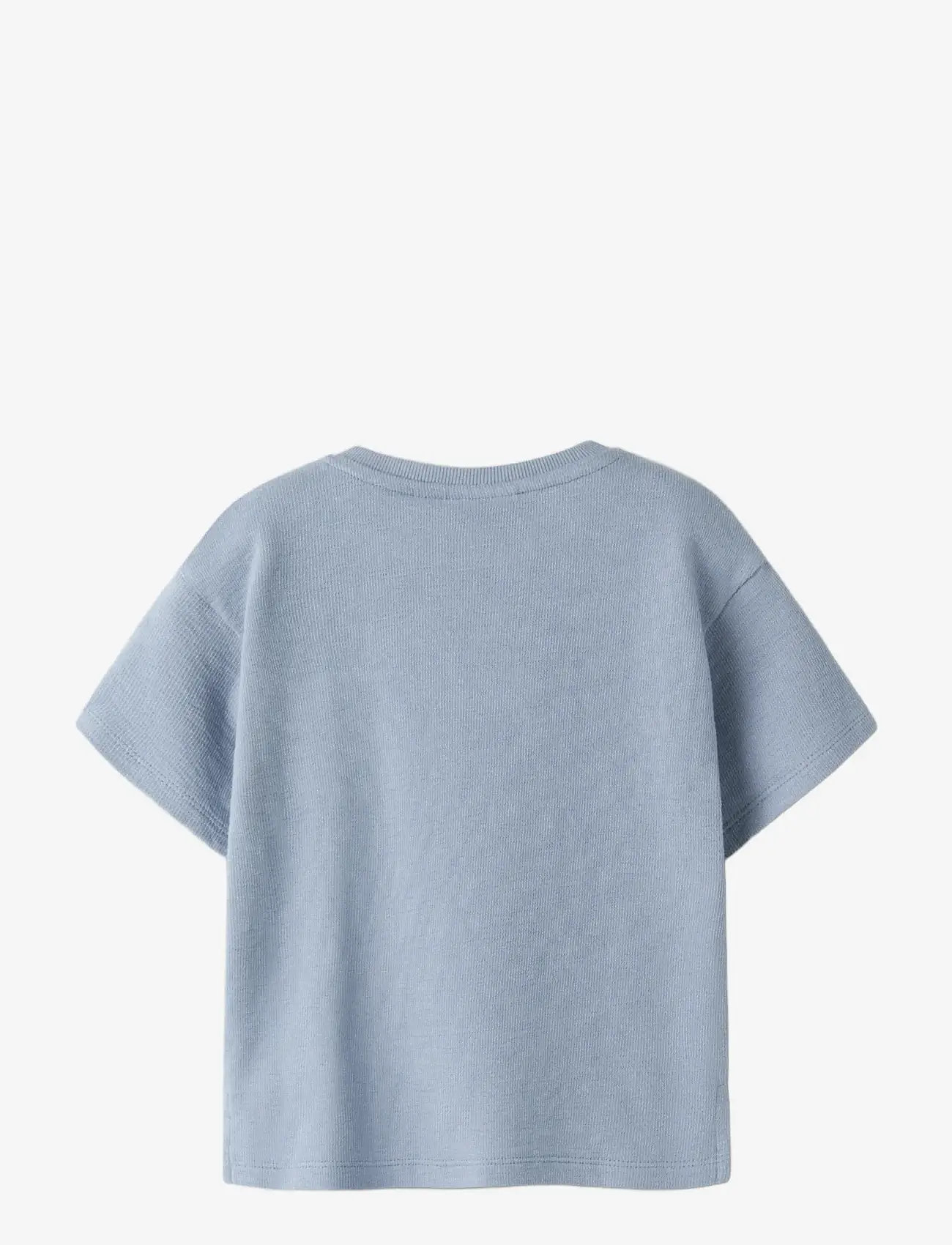 Lil'Atelier - NMMDIAS LOP SS LOOSE SWEAT LIL - kortærmede t-shirts - dusty blue - 1
