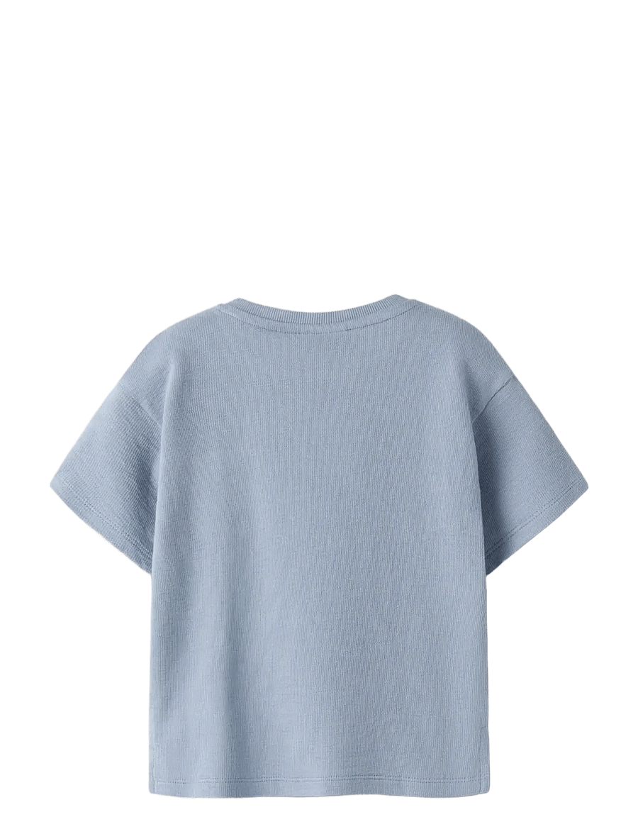 Lil'Atelier - NMMDIAS LOP SS LOOSE SWEAT LIL - kurzärmelige - dusty blue - 1