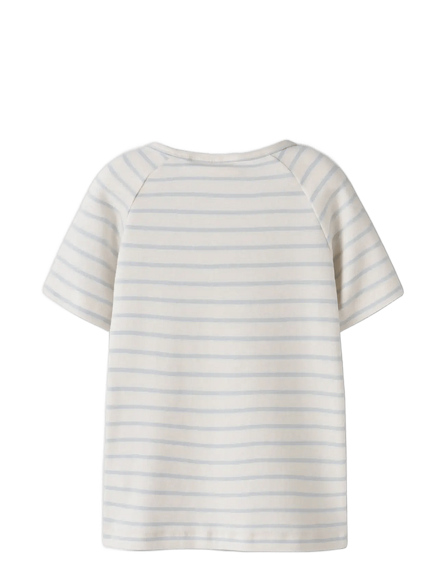 Lil'Atelier - NMNGEO ANC SS SLIM TOP LIL - kortærmede t-shirts - coconut milk - 1