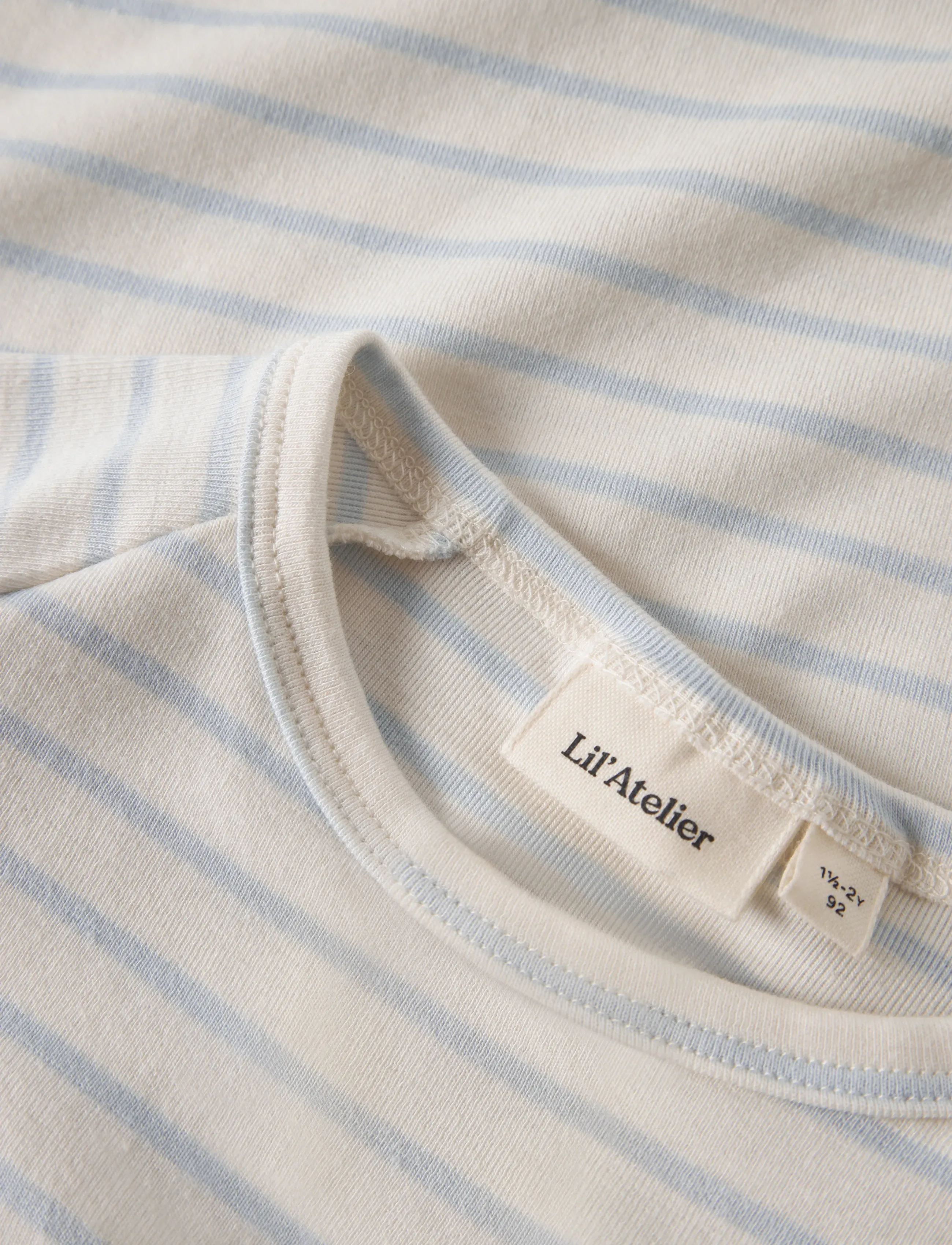 Lil'Atelier - NMNGEO ANC SS SLIM TOP LIL - kortærmede t-shirts - coconut milk - 2