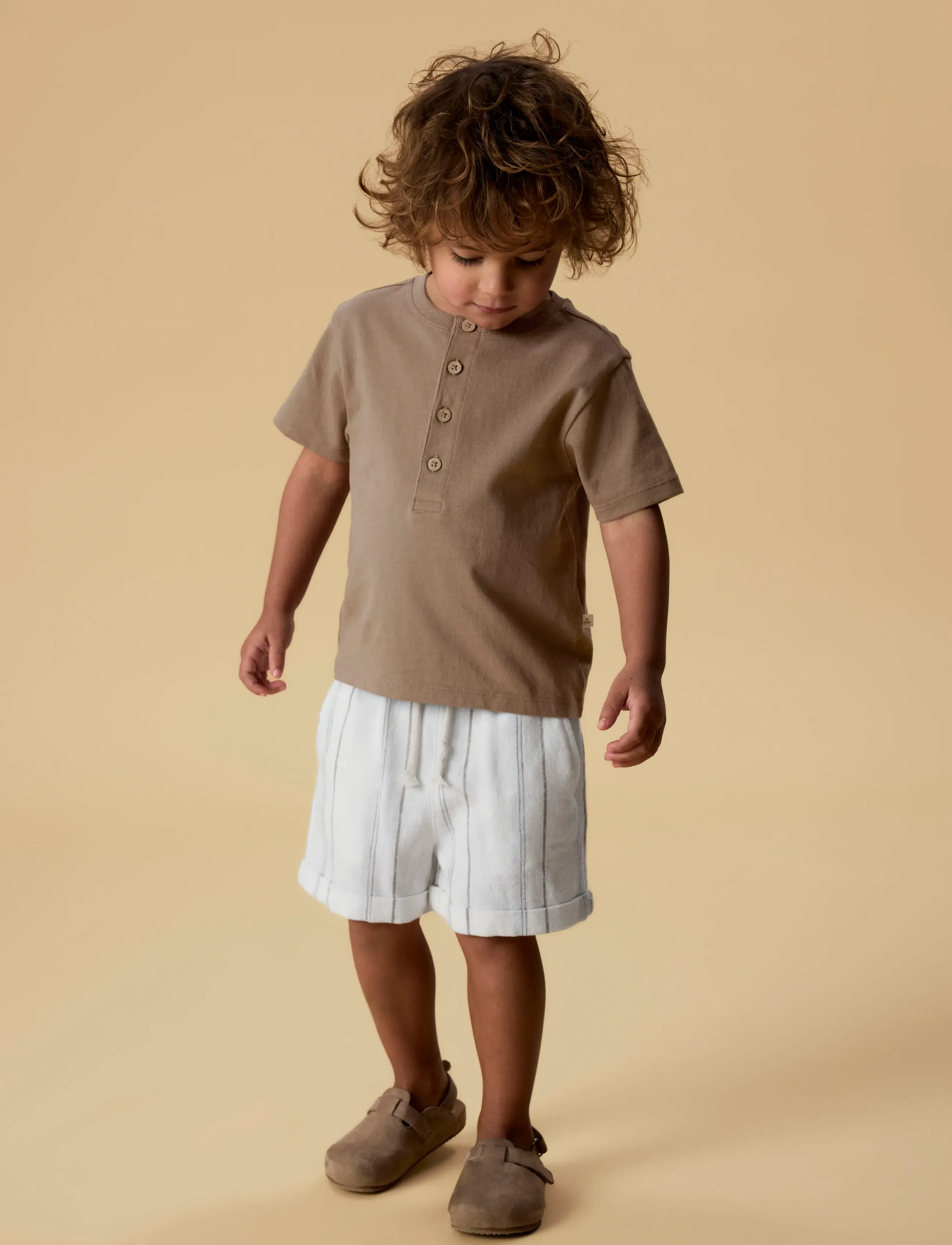Lil'Atelier - NMMDOLAN LEN SS LOOSE TOP LIL - korte mouwen - coca mocha - 2