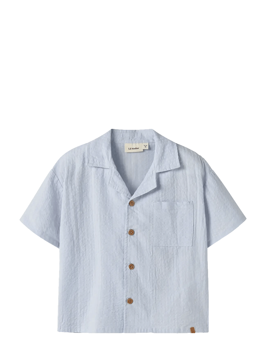 Lil'Atelier - NMMHOMAN MAK SS LOOSE SHIRT LIL - chemises à manches courtes - plein air - 0