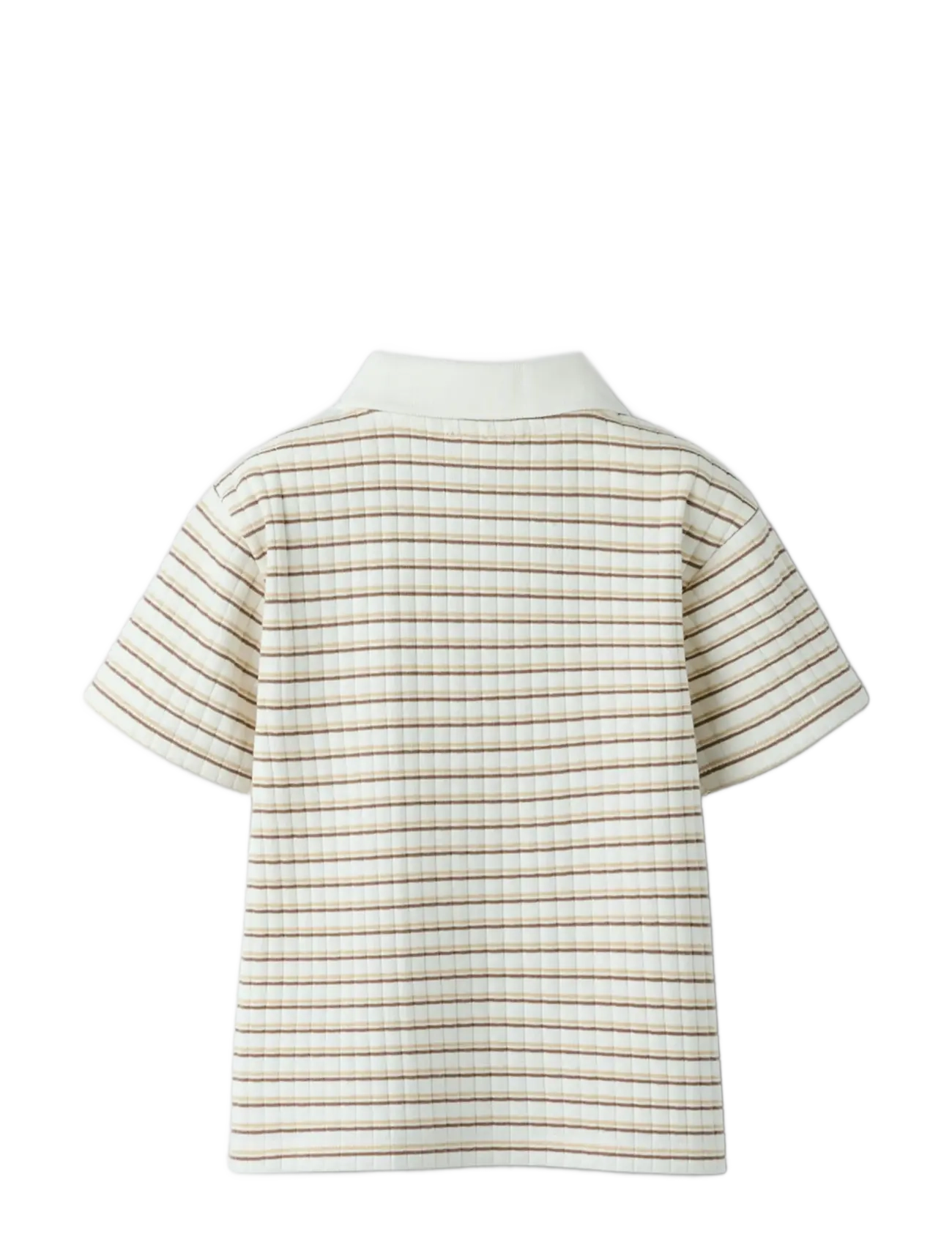 Lil'Atelier - NMMHALDUR SS LOOSE POLO LIL - stutterma polo - coconut milk - 1