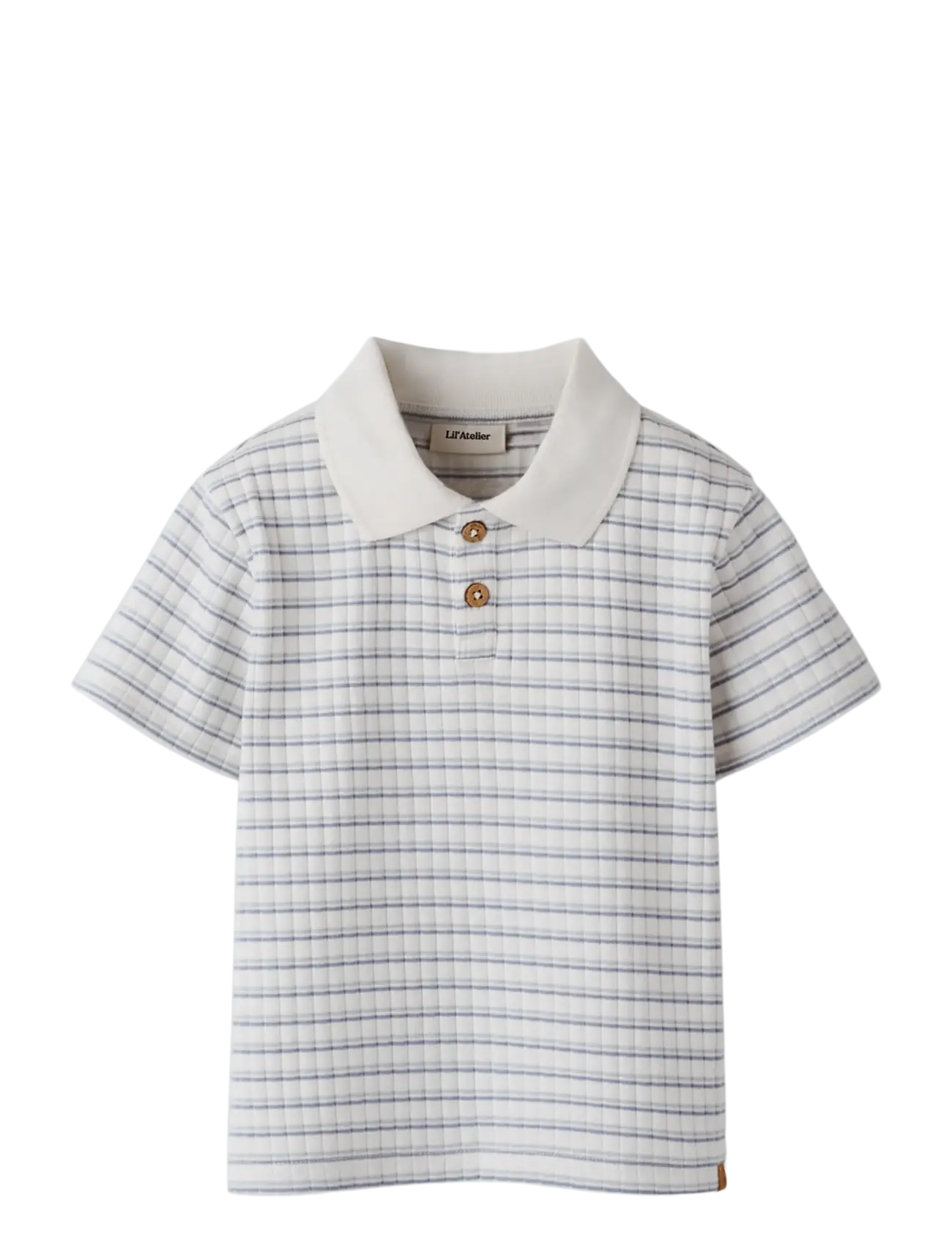 Lil'Atelier NMMHALDUR SS LOOSE POLO LIL - Poloshirts - COCONUT MILK / cream