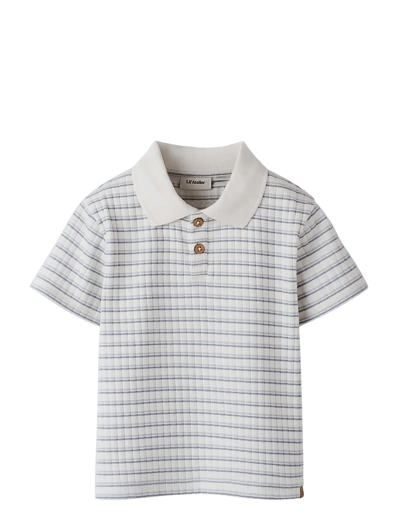Lil'Atelier - NMMHALDUR SS LOOSE POLO LIL - kurzärmelig - coconut milk - 0