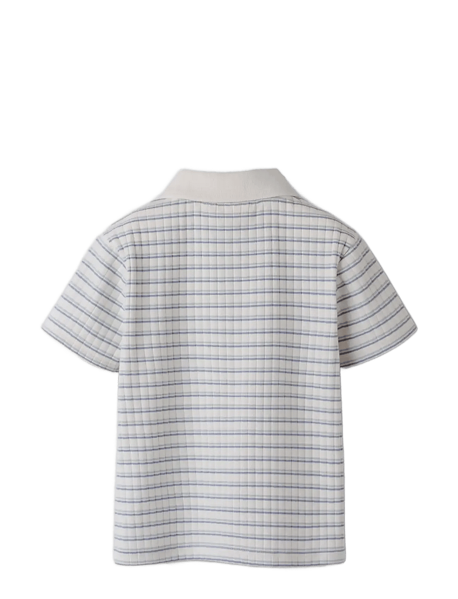 Lil'Atelier - NMMHALDUR SS LOOSE POLO LIL - polos à manches courtes - coconut milk - 1