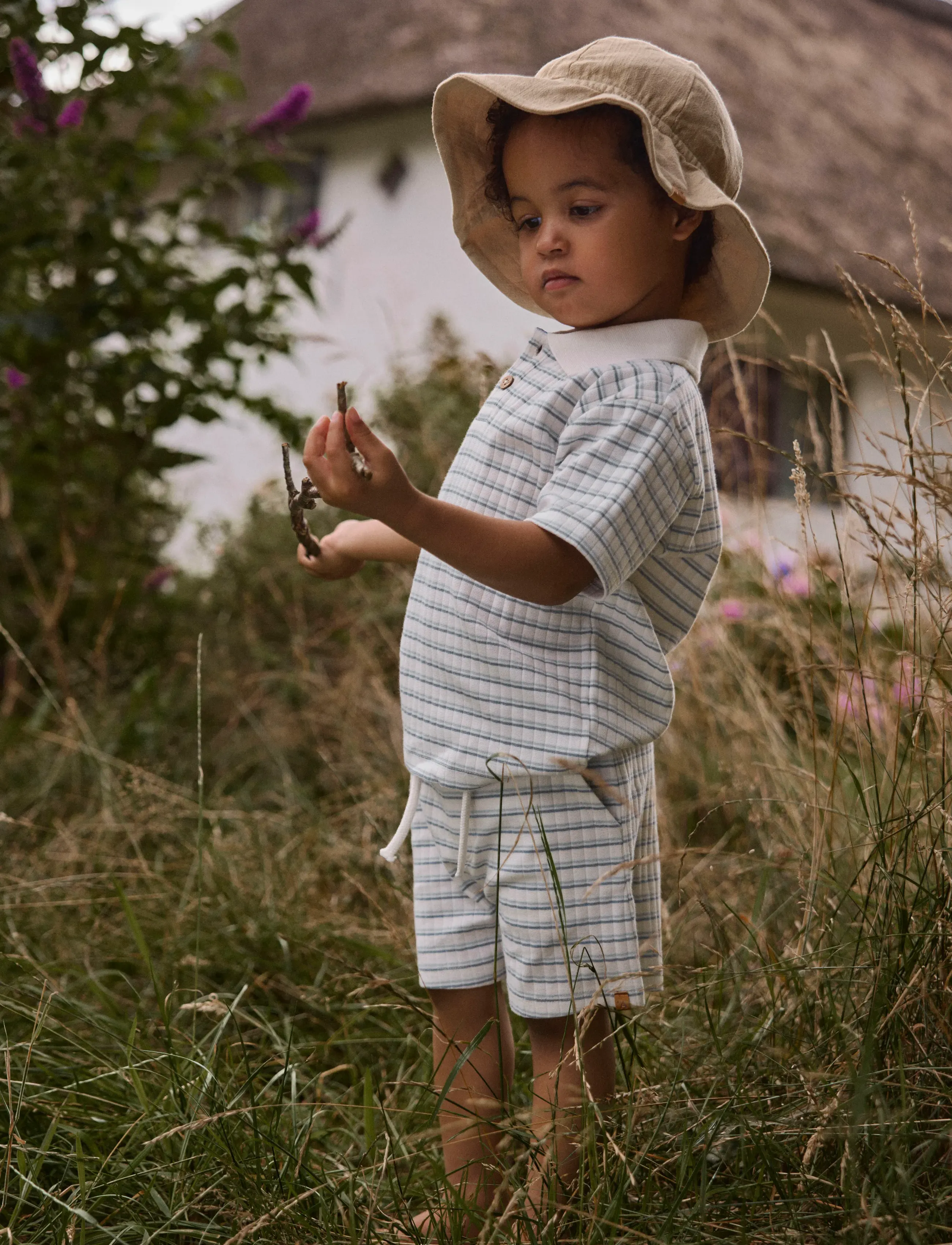 Lil'Atelier - NMMHALDUR SS LOOSE POLO LIL - polos à manches courtes - coconut milk - 2