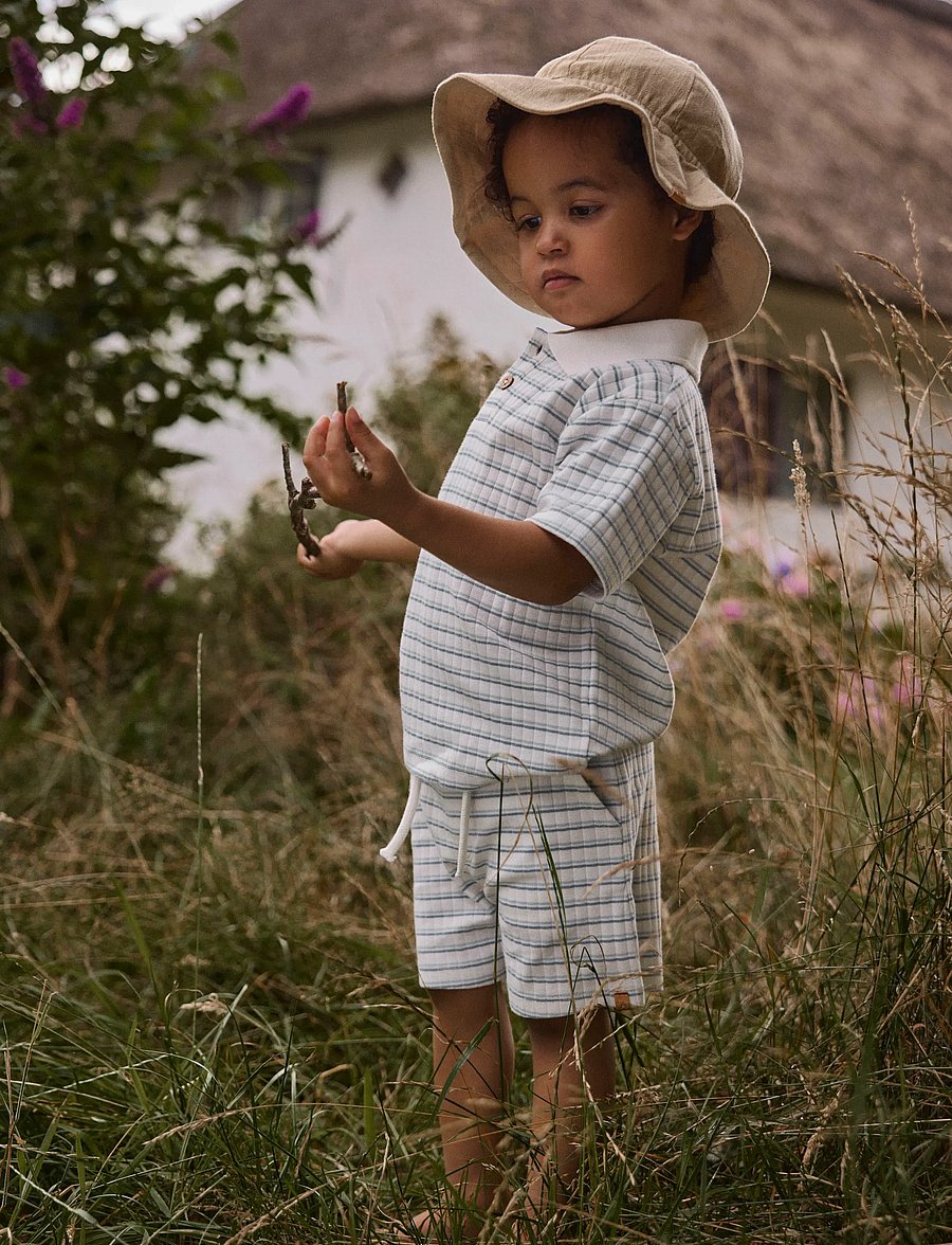 Lil'Atelier - NMMHALDUR SS LOOSE POLO LIL - polos à manches courtes - coconut milk - 2