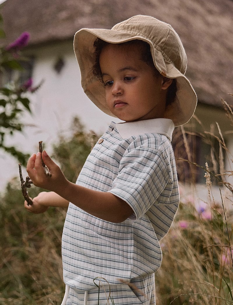 Lil'Atelier - NMMHALDUR SS LOOSE POLO LIL - kurzärmelig - coconut milk - 3