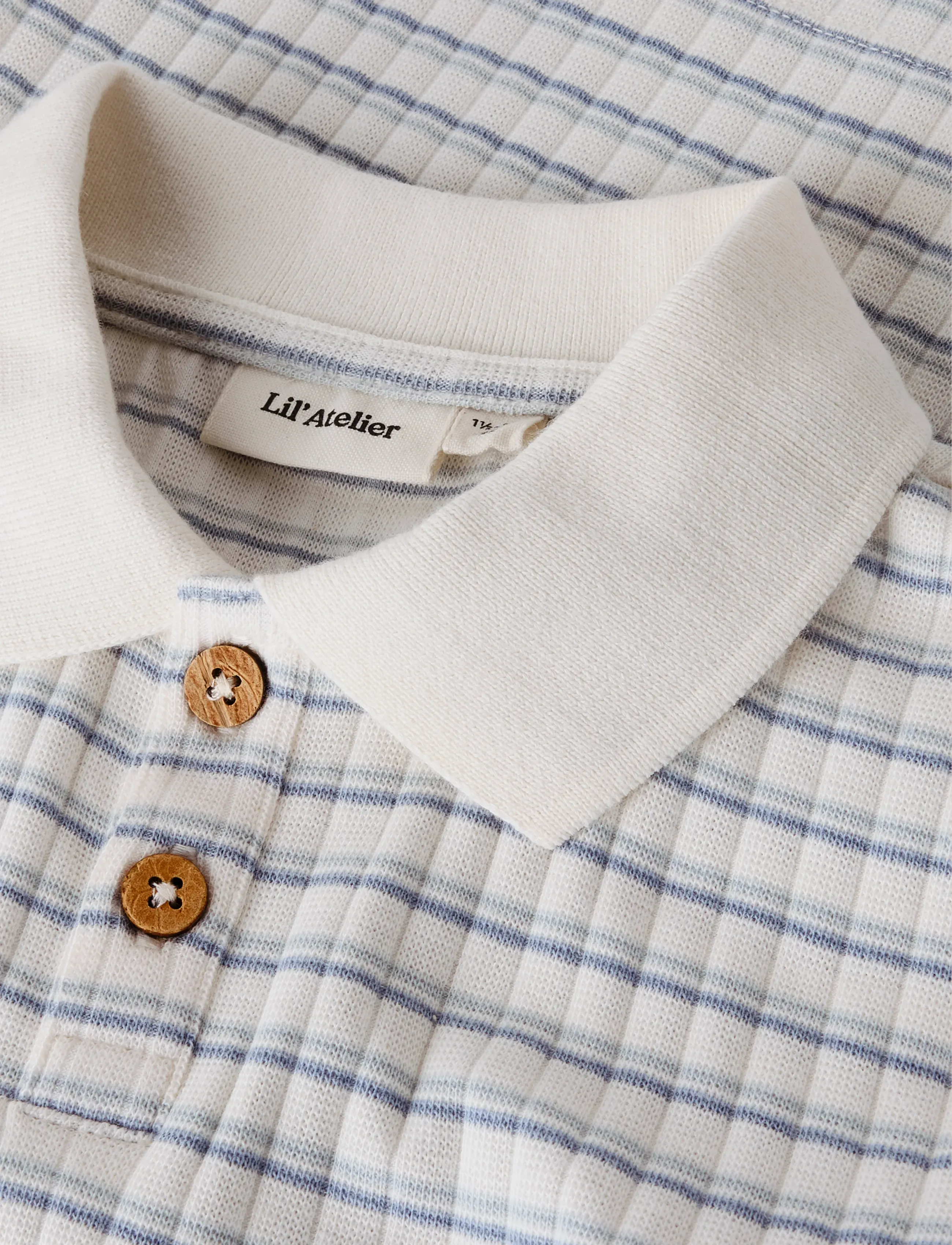 Lil'Atelier - NMMHALDUR SS LOOSE POLO LIL - polos à manches courtes - coconut milk - 4