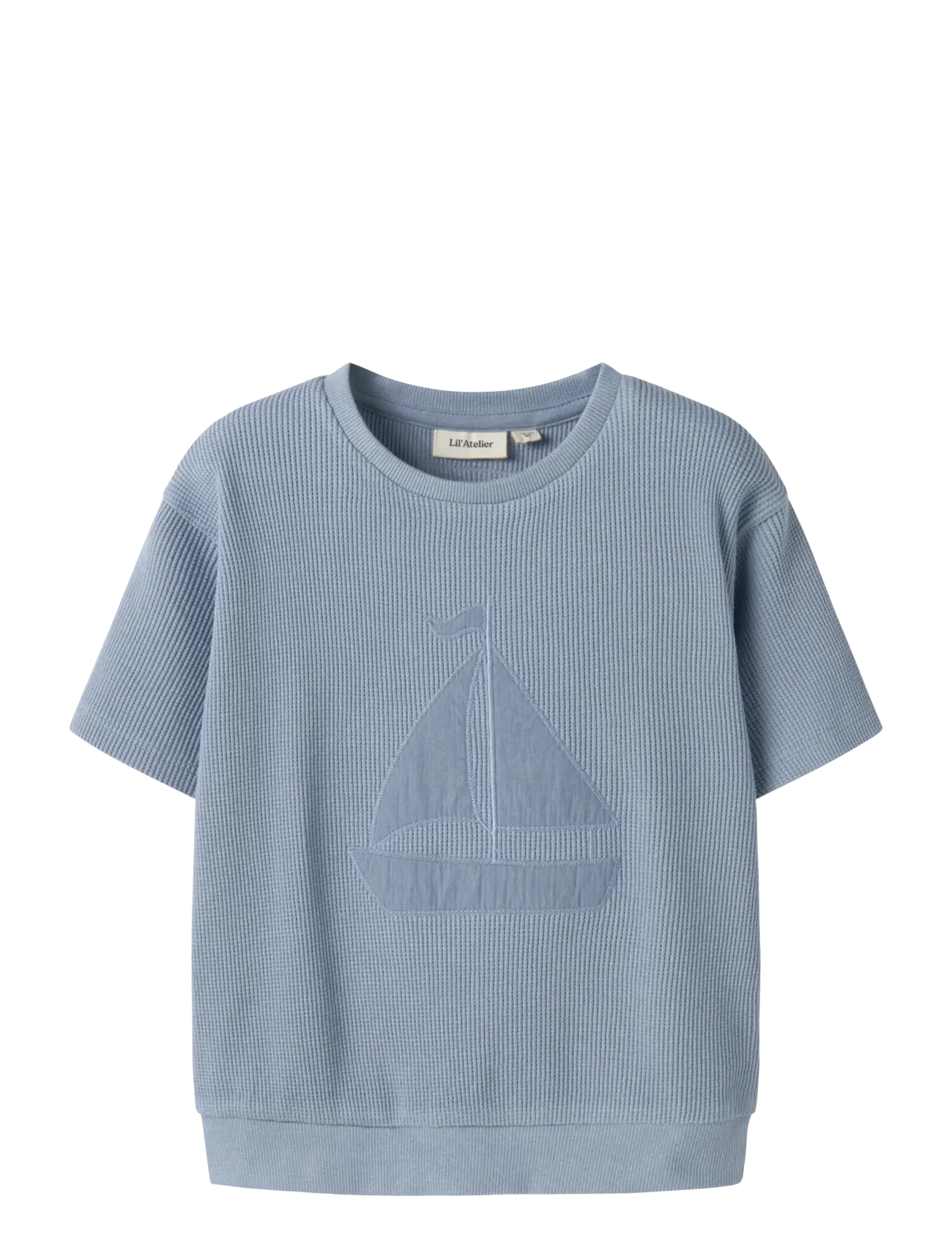 Lil'Atelier NMMHARUN SS LOOSE SWEAT LIL - Inspiration - DUSTY BLUE / blue