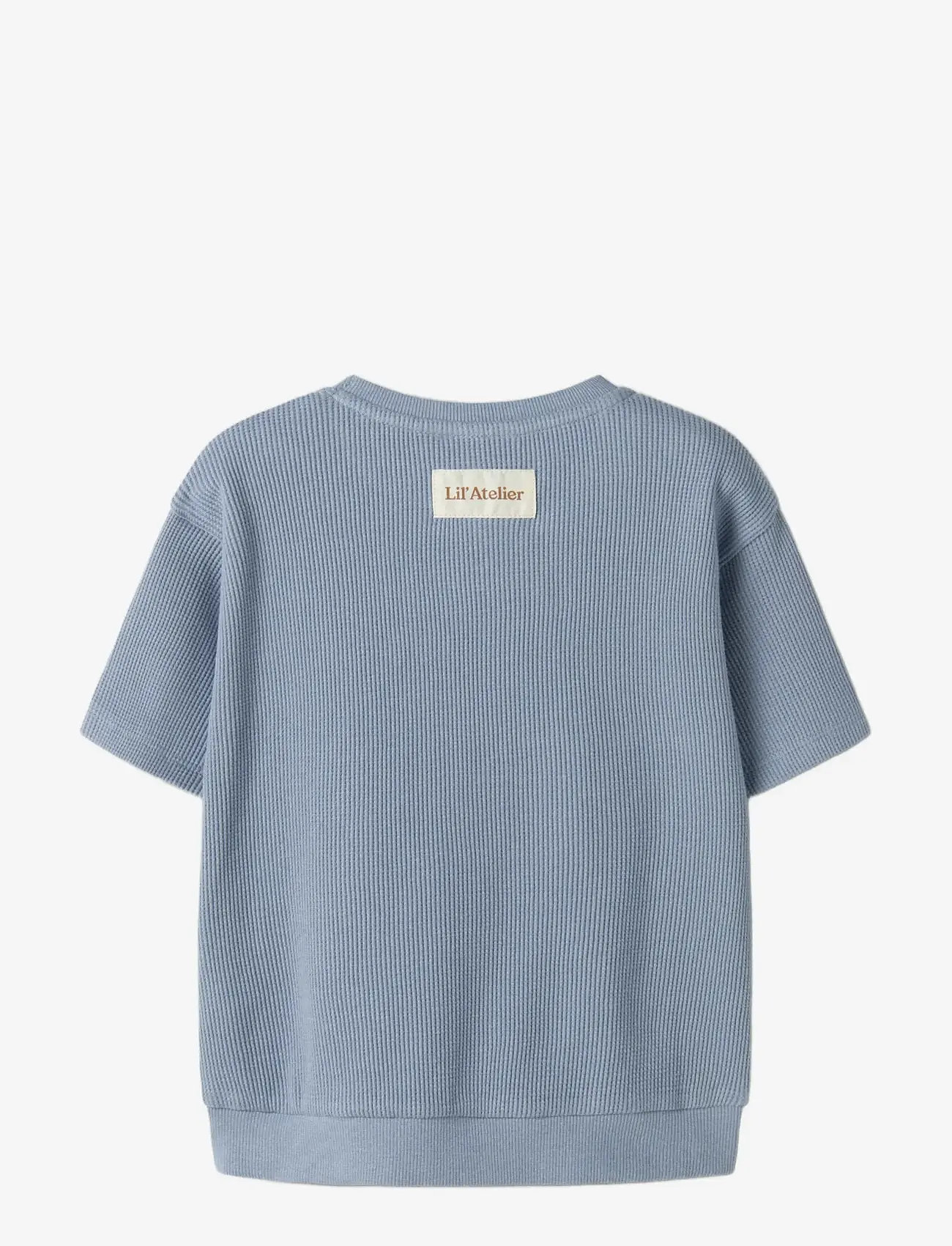 Lil'Atelier - NMMHARUN SS LOOSE SWEAT LIL - sweatshirts - dusty blue - 2