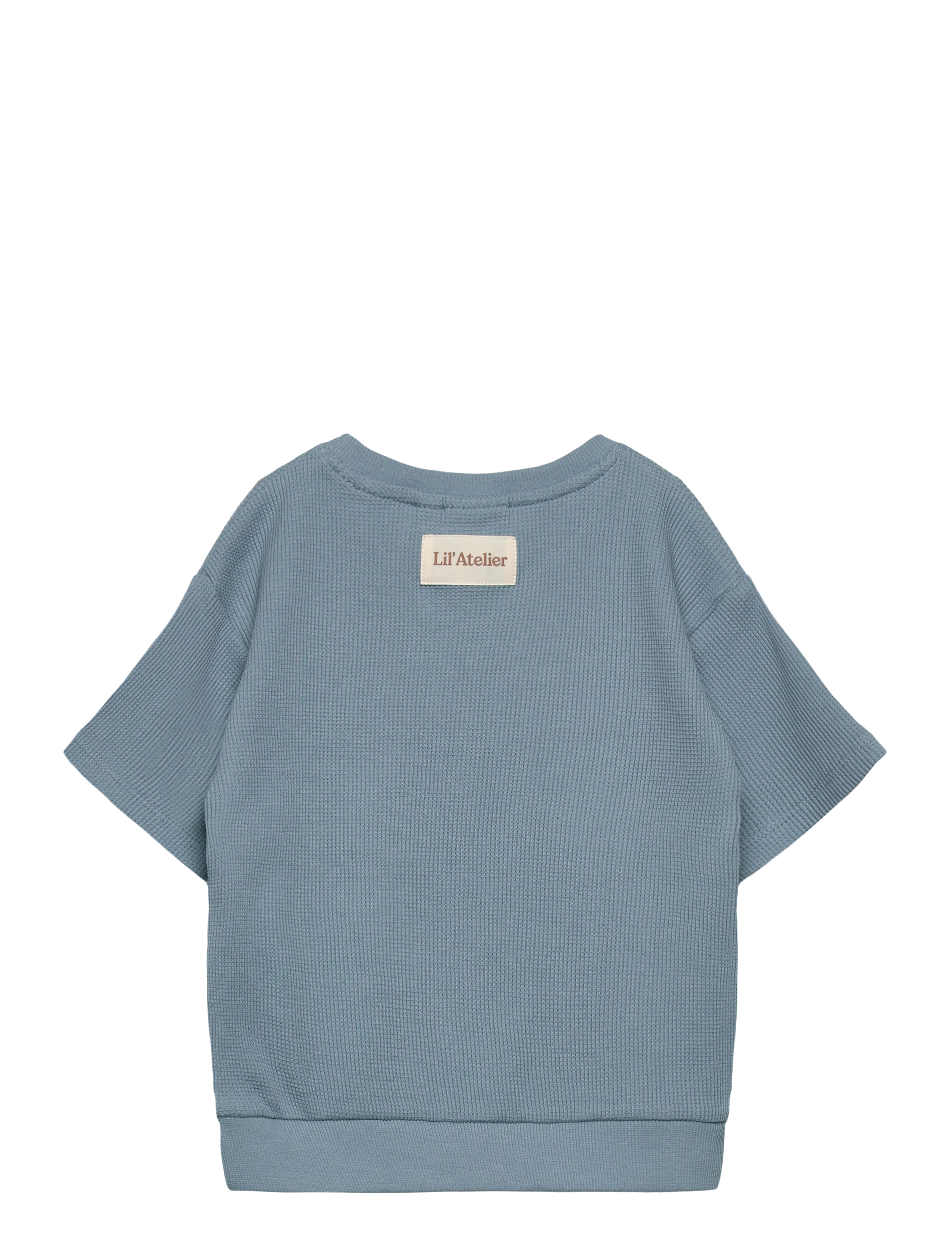 Lil'Atelier - NMMHARUN SS LOOSE SWEAT LIL - sweatshirts & hættetrøjer - dusty blue - 2