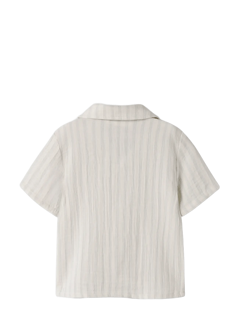 Lil'Atelier - NMMHAGI SS LOOSE SHIRT LIL - overhemden met korte mouwen - coconut milk - 1