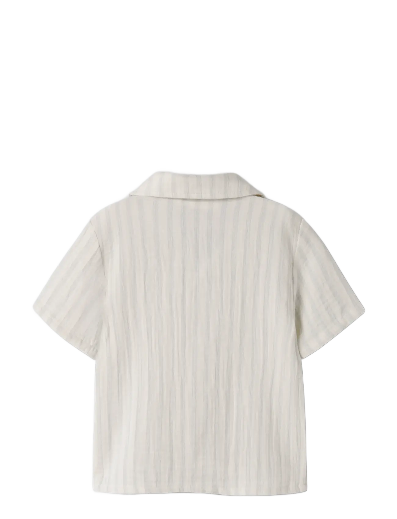 Lil'Atelier - NMMHAGI SS LOOSE SHIRT LIL - short-sleeved shirts - coconut milk - 1