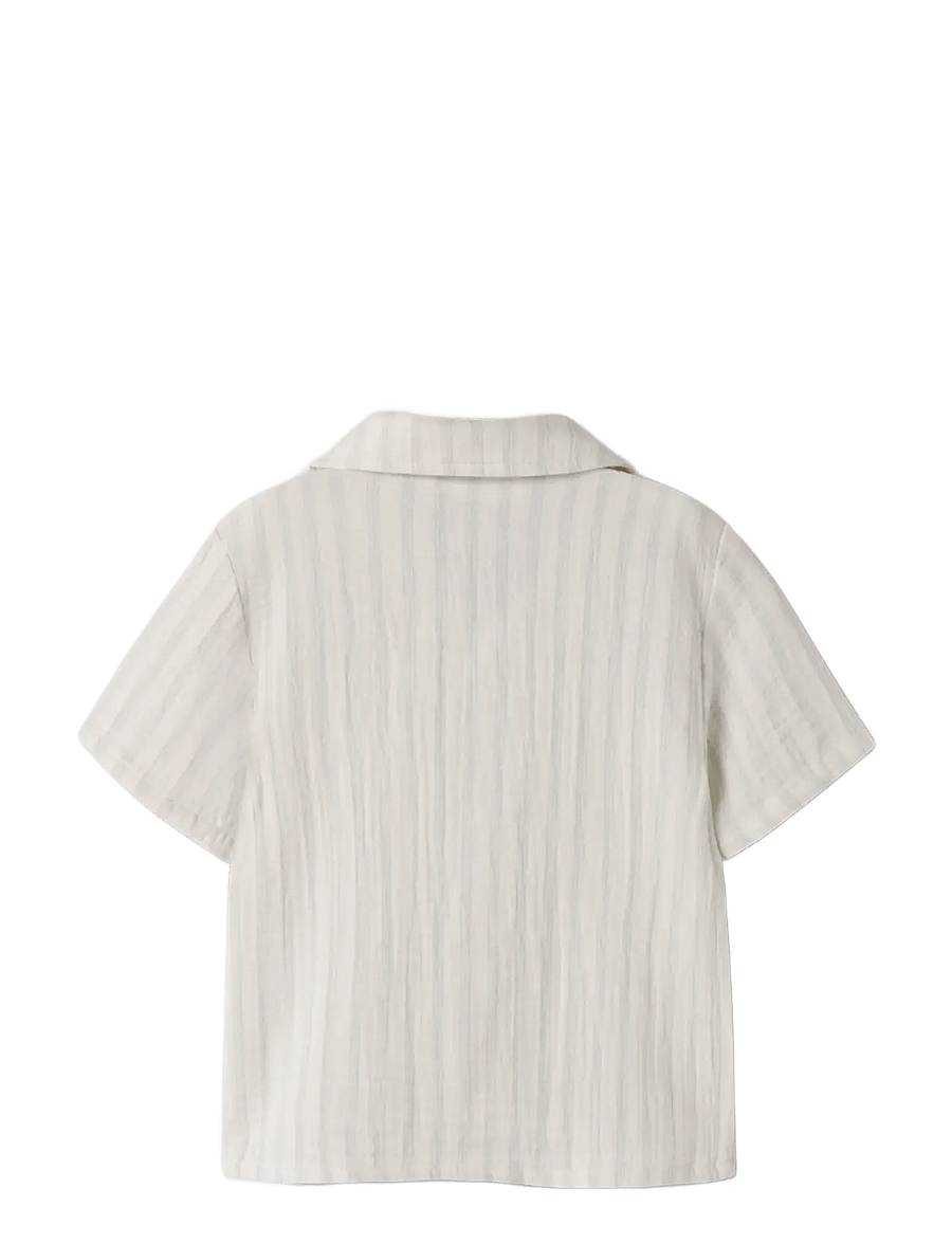 Lil'Atelier - NMMHAGI SS LOOSE SHIRT LIL - krekli ar īsām piedurknēm - coconut milk - 1