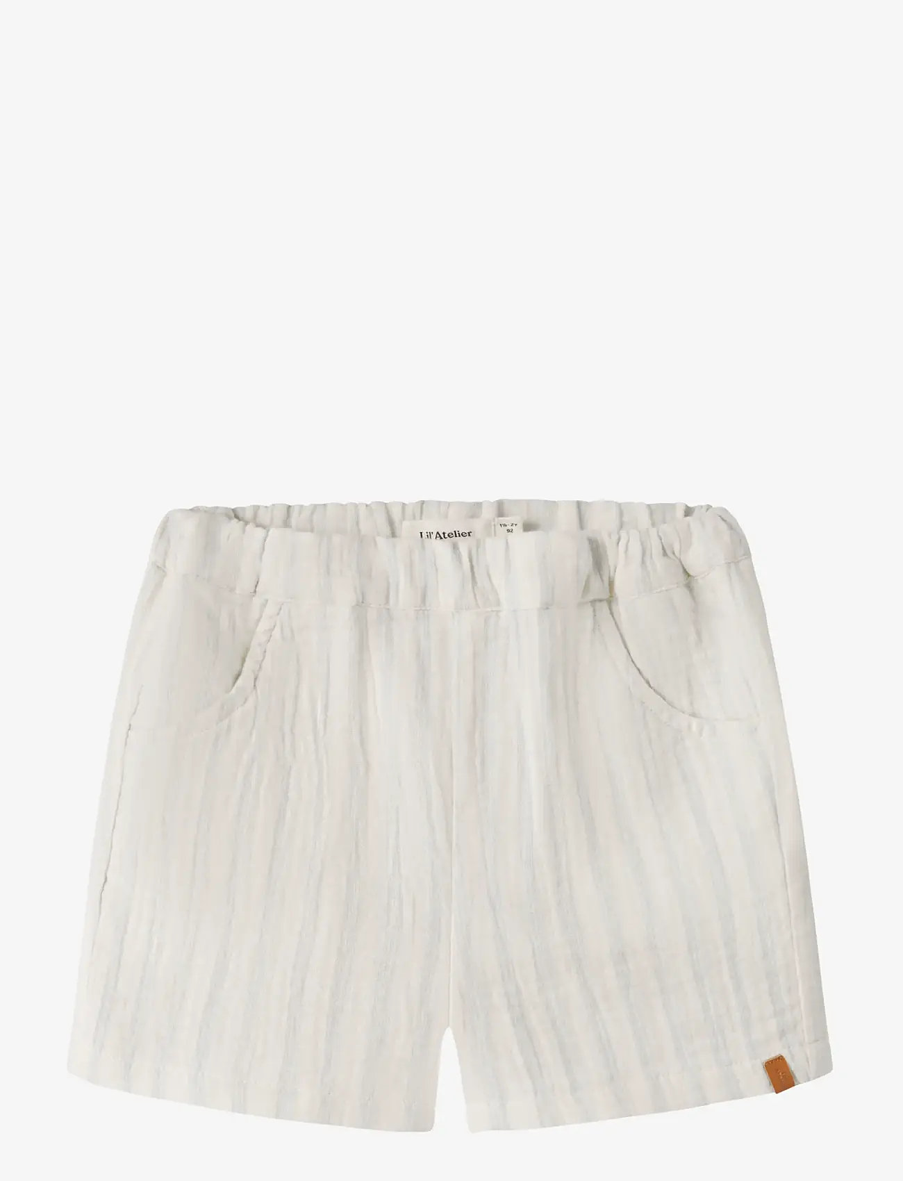 Lil'Atelier - NMMHAGI LOOSE SHORTS LIL - casual shorts - coconut milk - 0