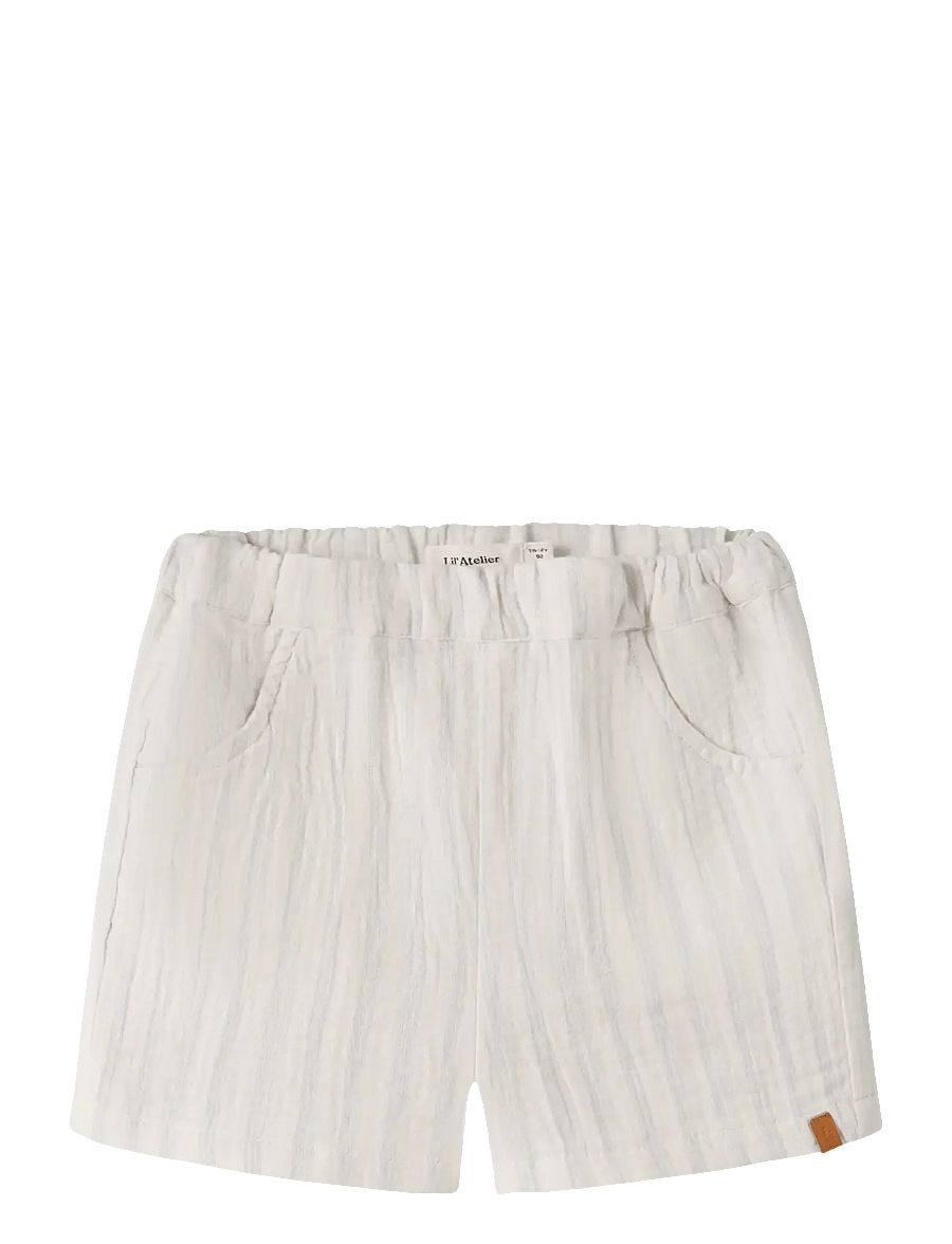 Lil'Atelier - NMMHAGI LOOSE SHORTS LIL - casual shorts - coconut milk - 0