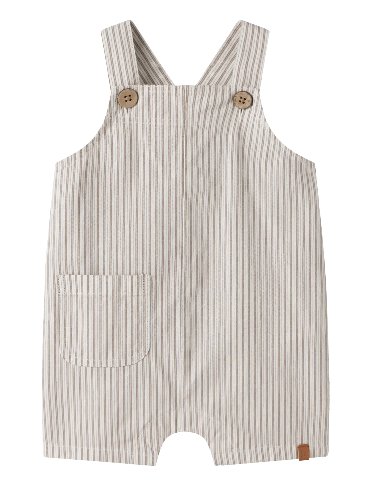 Lil'Atelier NBMHELO LOOSE SHORT OVERALL LIL - Fatnaður - COCONUT MILK / brown