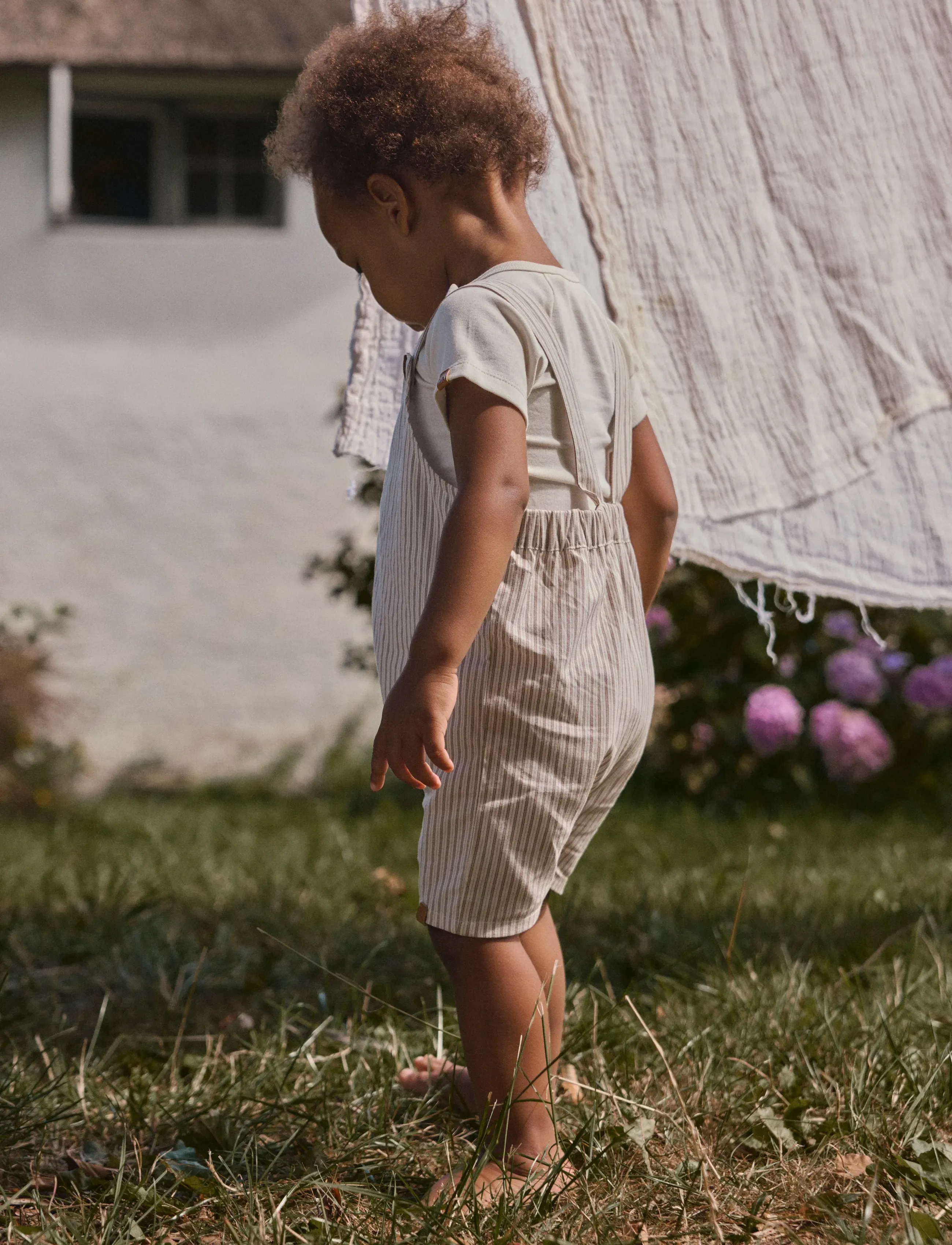 Lil'Atelier - NBMHELO LOOSE SHORT OVERALL LIL - haalarit - coconut milk - 3