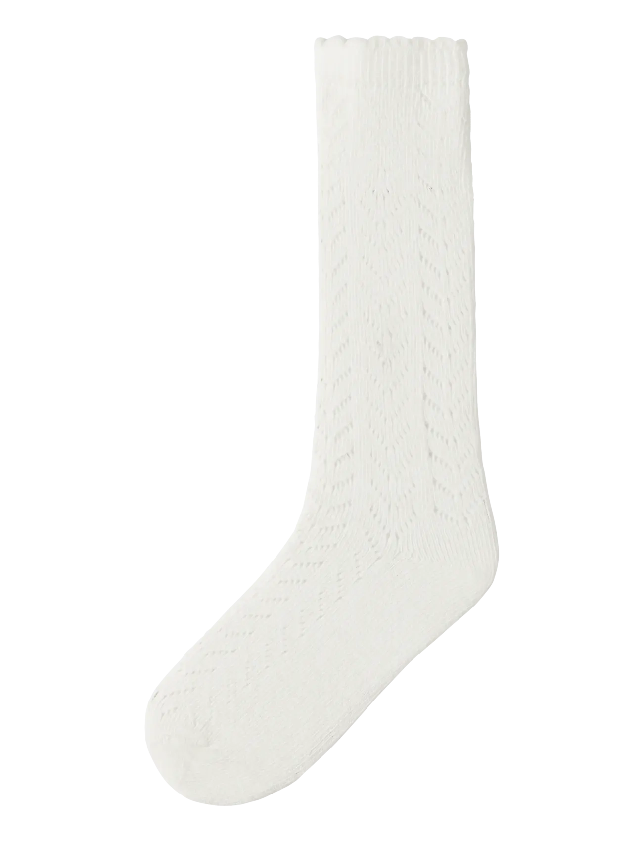 Lil'Atelier NMFHERDA KNEE SOCK LIL - Kleidung - COCONUT MILK / cream