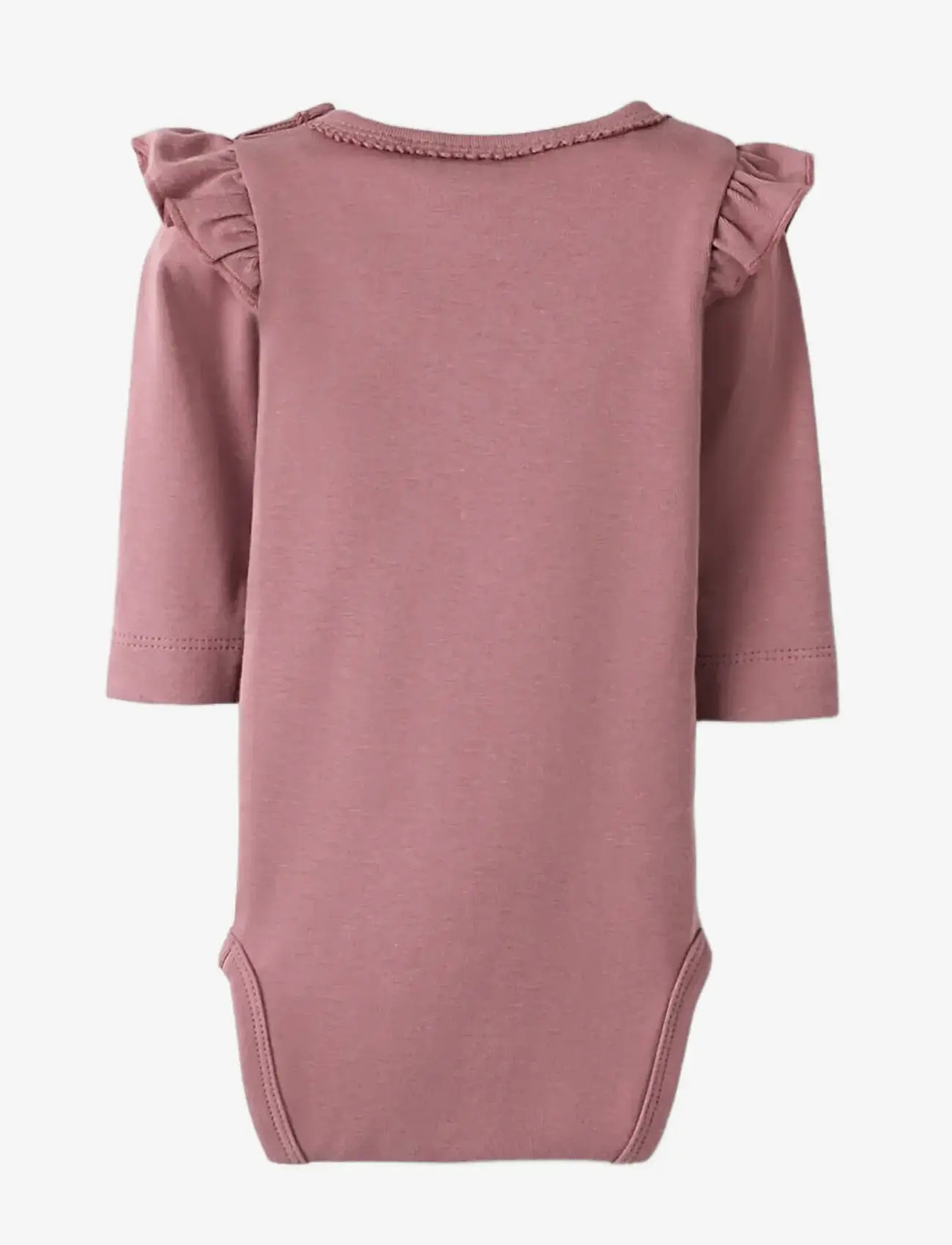 Lil'Atelier - NBFLAYO SEV LS SLIM BODY SOLID LIL - long-sleeved bodies - nostalgia rose - 2
