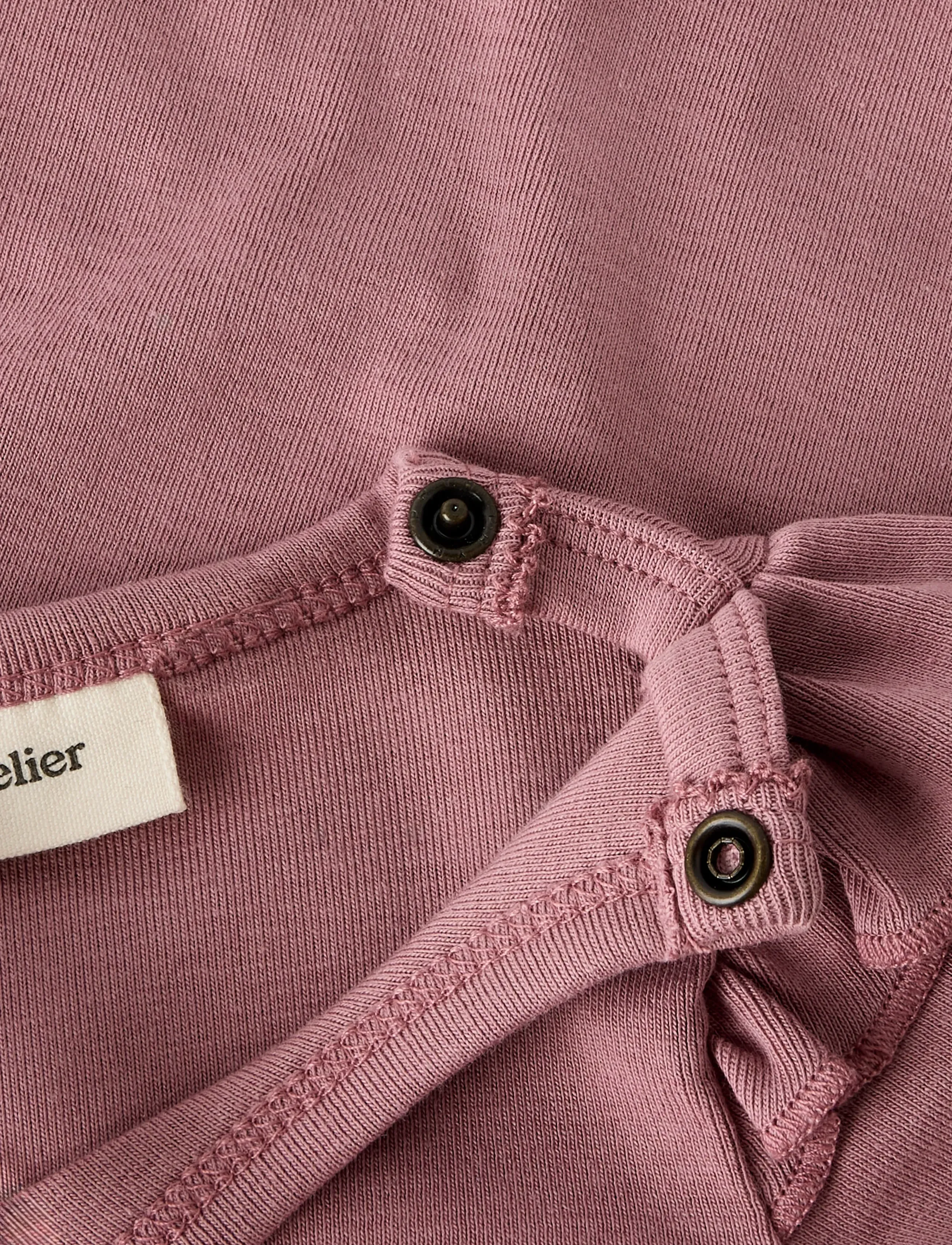 Lil'Atelier - NBFLAYO SEV LS SLIM BODY SOLID LIL - nostalgia rose - 3