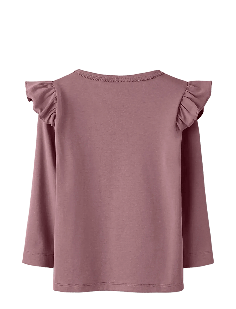 Lil'Atelier - NMFLAYO SEV LS SLIM TOP LIL - pikkade varrukatega t-särgid - nostalgia rose - 1