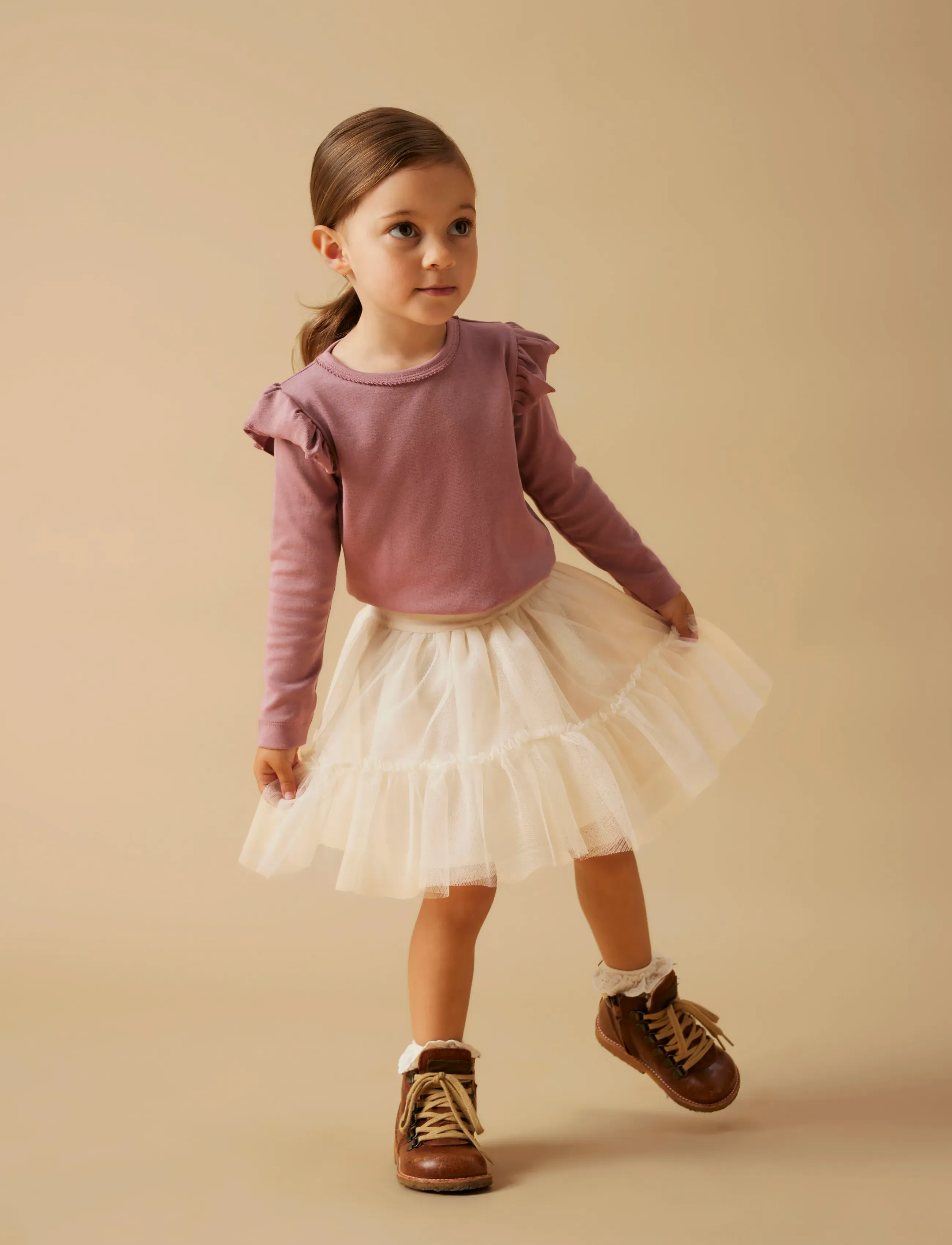 Lil'Atelier - NMFLAYO SEV LS SLIM TOP LIL - nostalgia rose - 4