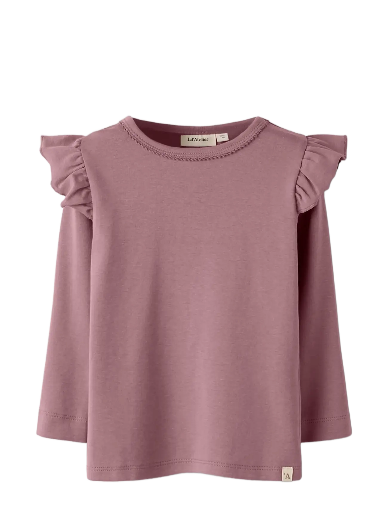 Lil'Atelier - NMFLAYO SEV LS SLIM TOP LIL - nostalgia rose - 2