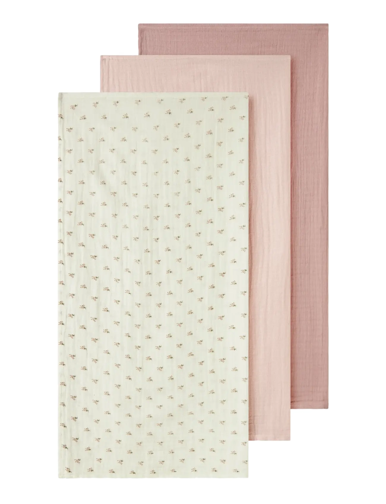 Lil'Atelier NBNISLEYS 3PACK NAPPIES LIL NOOS - Musliinid - COCONUT MILK / pink/rose
