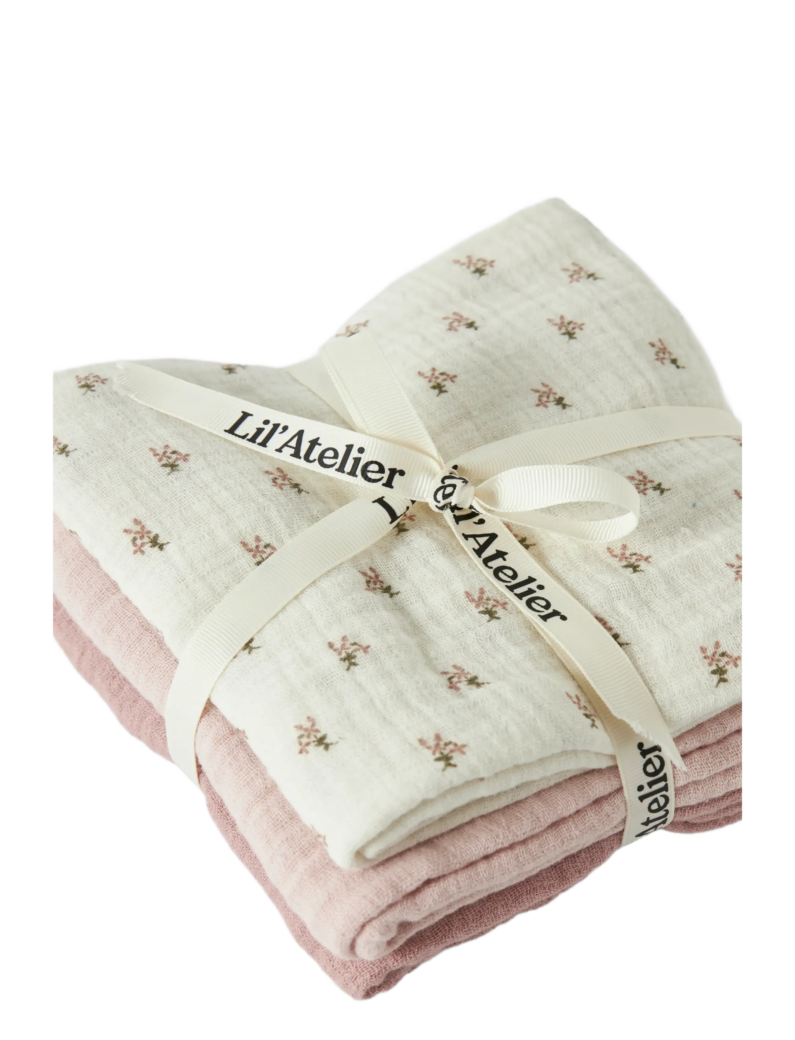 Lil'Atelier - NBNISLEYS 3PACK NAPPIES LIL NOOS - musselinklude - coconut milk - 1