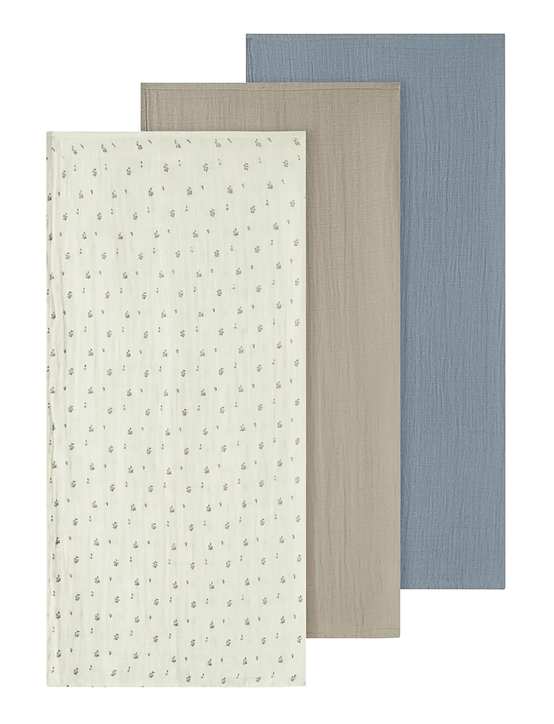 Lil'Atelier - NBNISLEYS 3PACK NAPPIES LIL NOOS - muslin cloths - coconut milk - 0