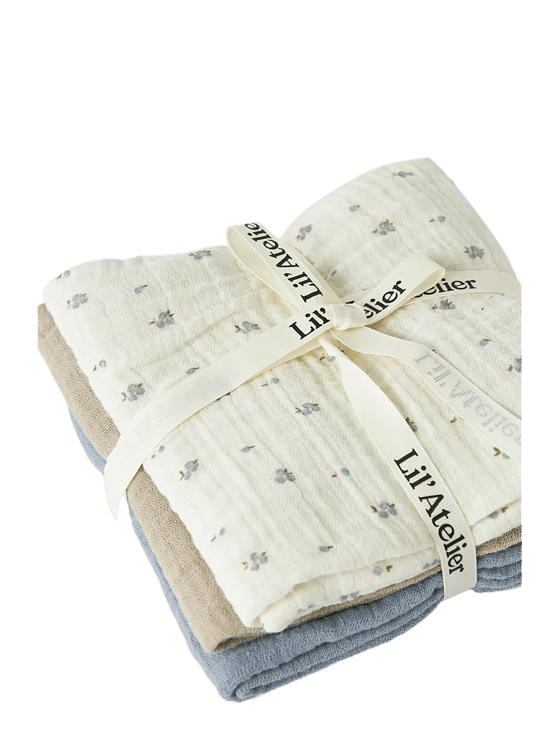 Lil'Atelier - NBNISLEYS 3PACK NAPPIES LIL NOOS - muslin cloths - coconut milk - 3