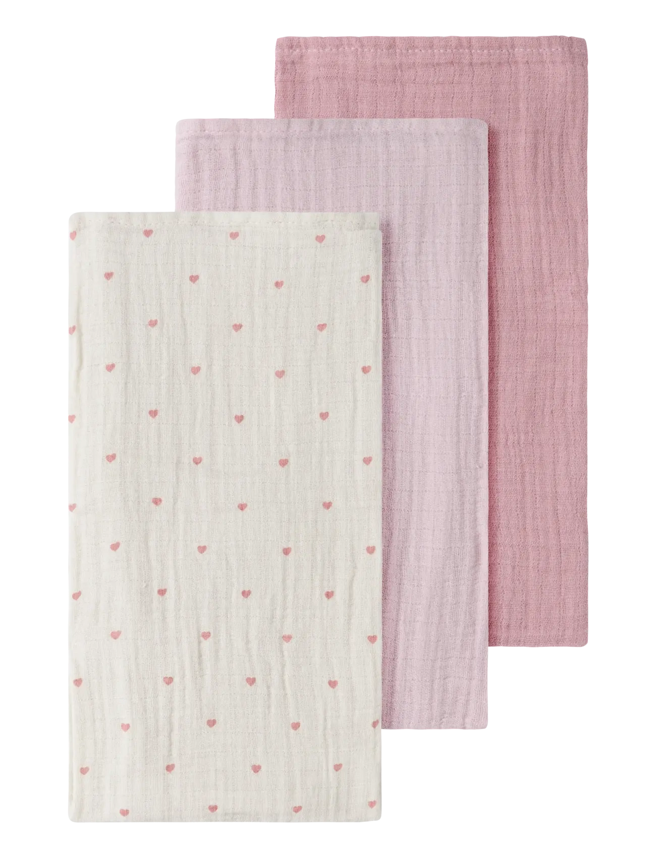Lil'Atelier Nbnisleys 3Pack Nappies Lil Noos, Børn, Musselin Stofbleer, Cream, Str: ONE SIZE