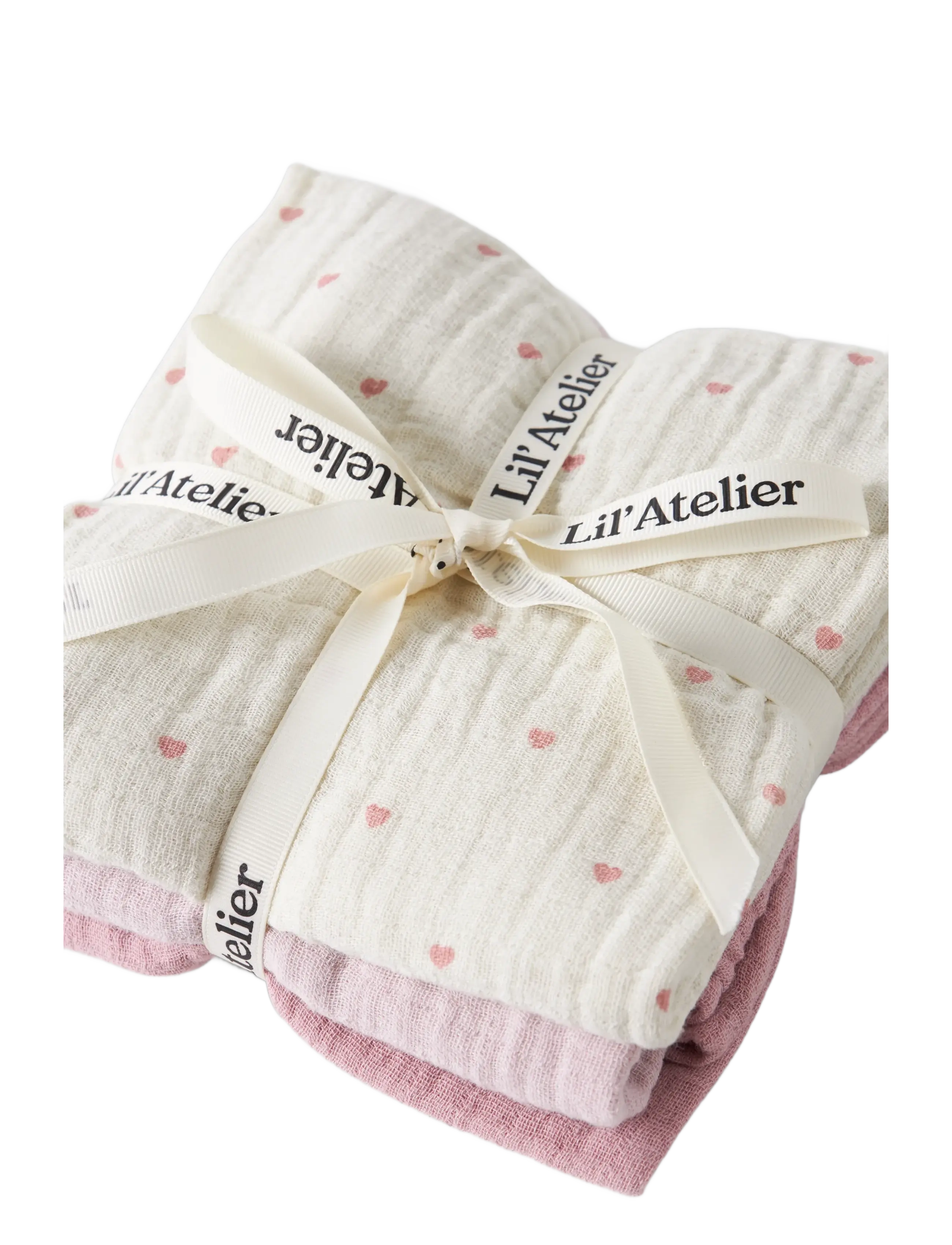 Lil'Atelier - NBNISLEYS 3PACK NAPPIES LIL NOOS - mulltücher - turtledove - 2