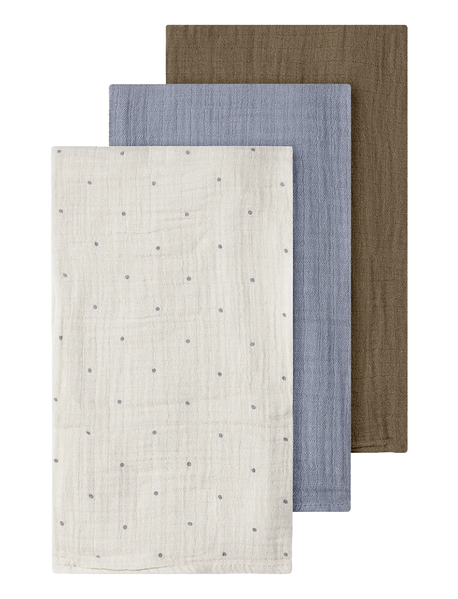 Lil'Atelier - NBNISLEYS 3PACK NAPPIES LIL NOOS - madalaimad hinnad - turtledove - 0