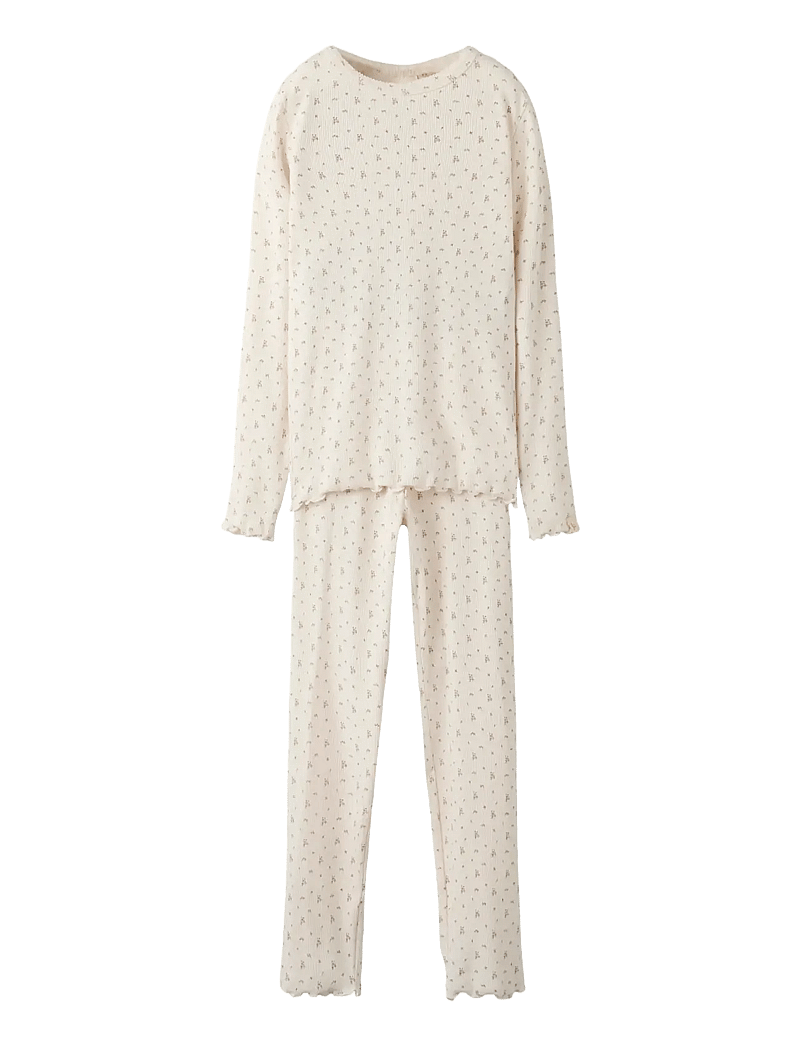 Lil'Atelier - NMFGAGO NIGHT SET LIL - pyjama-sets - almost mauve - 1