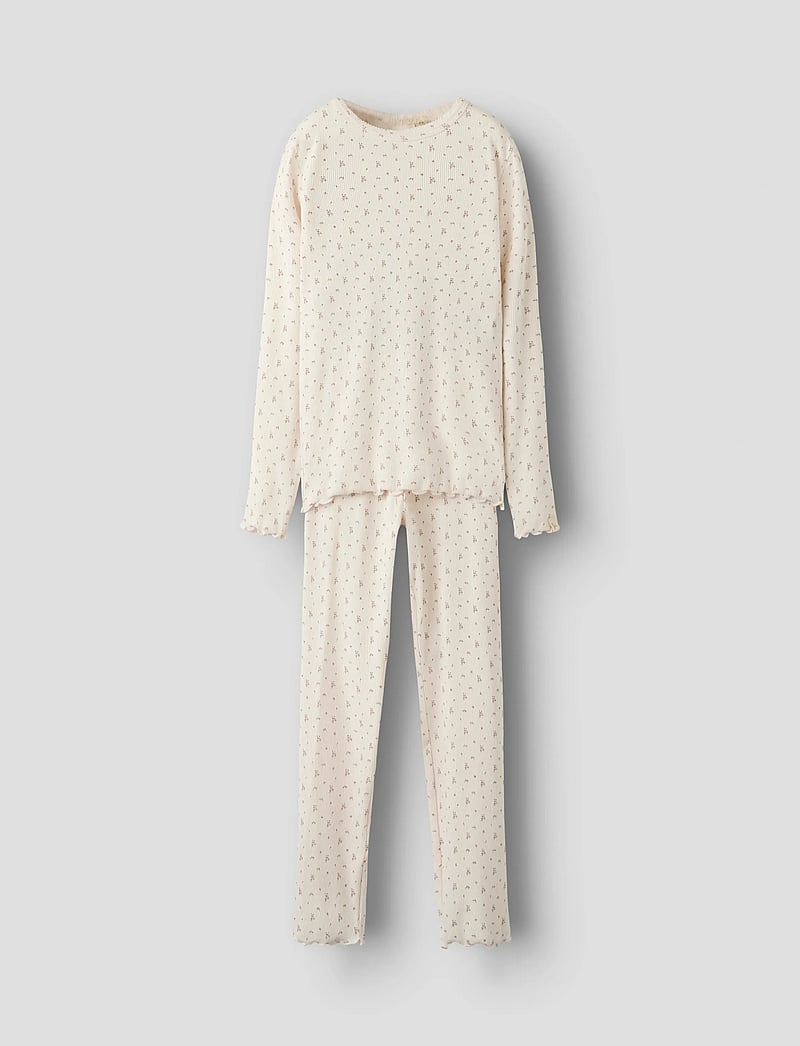 Lil'Atelier - NMFGAGO NIGHT SET LIL - pyjama-sets - almost mauve - 0