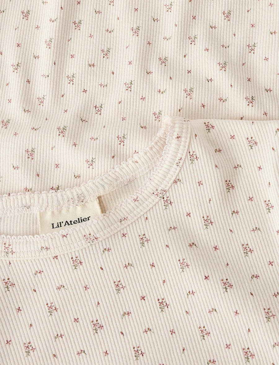 Lil'Atelier - NMFGAGO NIGHT SET LIL - pyjama-sets - almost mauve - 4