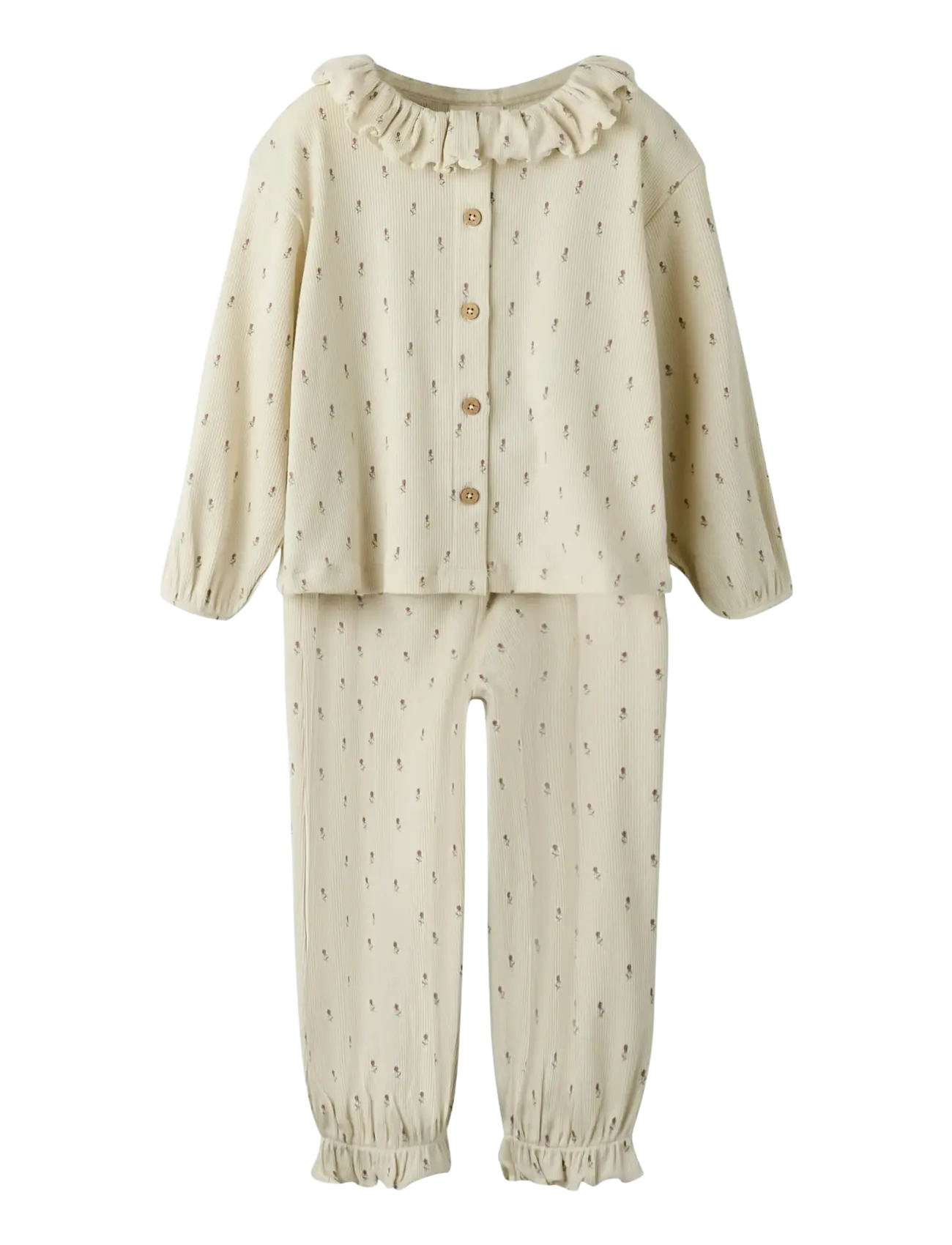 Lil'Atelier NMFGAGO RUA LOOSE NIGHT SET LIL - 4 for 3 - TURTLEDOVE / cream