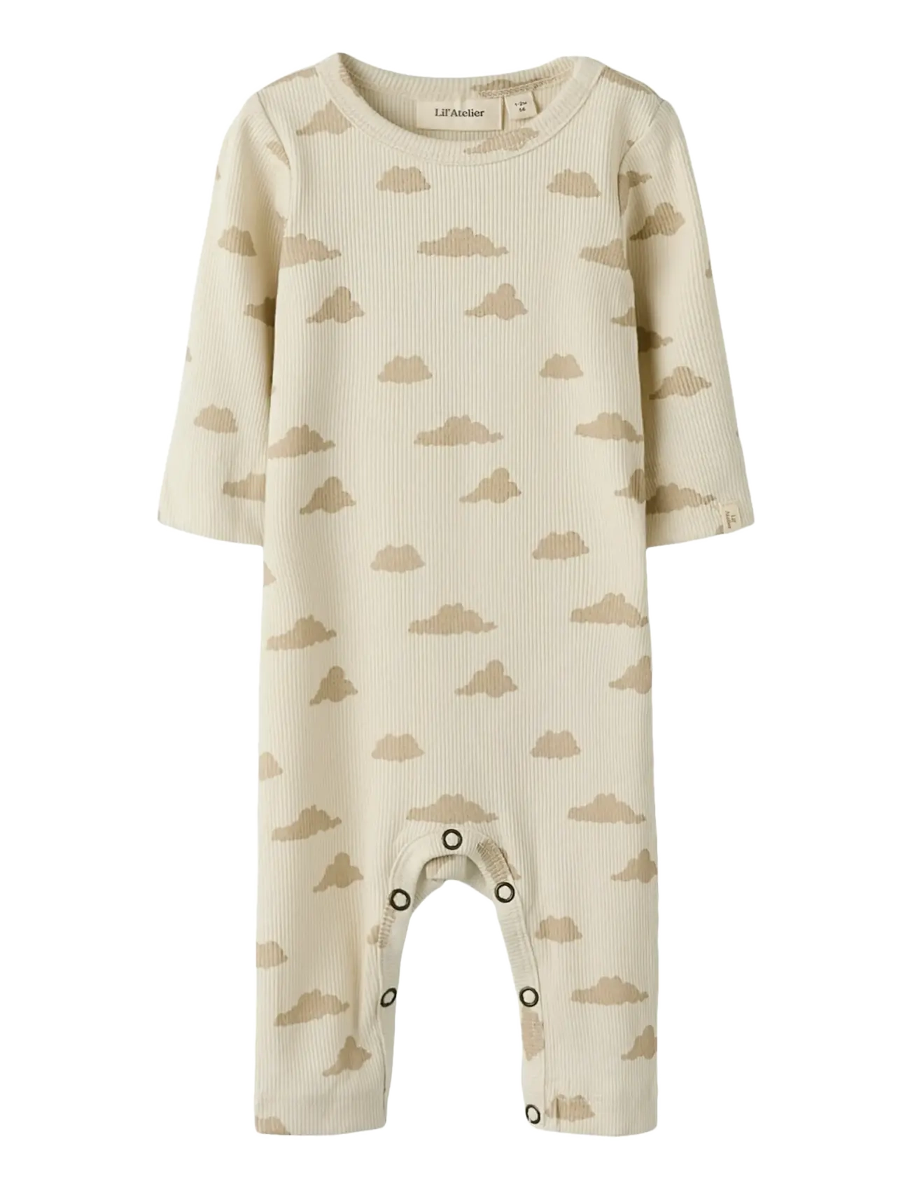 Lil'Atelier NBMGAGO LS NIGHTSUIT LIL - Nyheder - TURTLEDOVE / cream