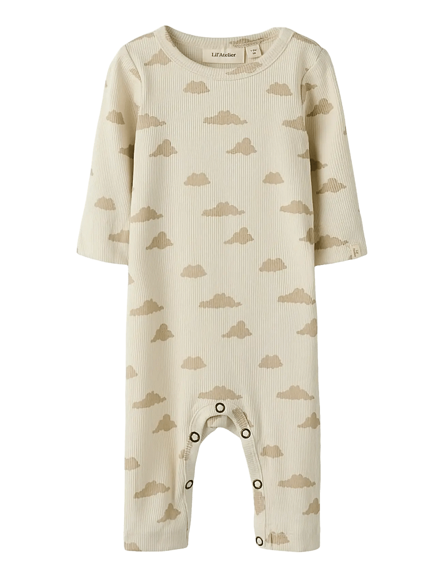 Lil'Atelier - NBMGAGO LS NIGHTSUIT LIL - langærmede heldragter - turtledove - 1
