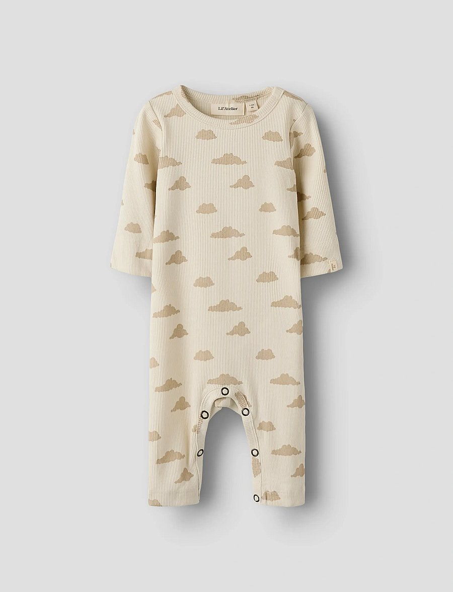 Lil'Atelier - NBMGAGO LS NIGHTSUIT LIL - langærmede heldragter - turtledove - 0