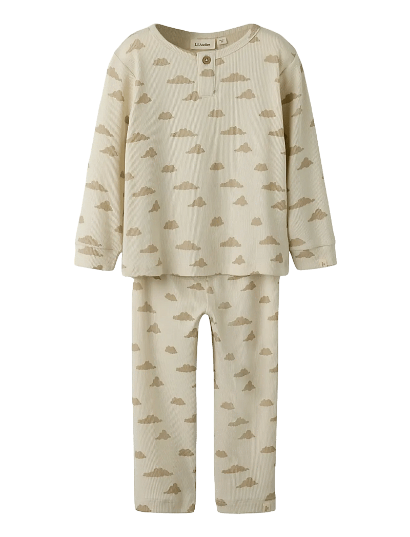 Lil'Atelier - NMMGAGO LS NIGHT SET LIL - pyjamasset - turtledove - 1