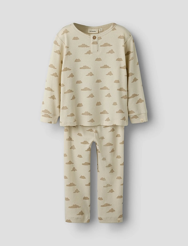 Lil'Atelier - NMMGAGO LS NIGHT SET LIL - pyjamasset - turtledove - 0