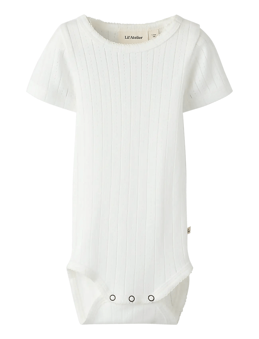 Lil'Atelier - NBFRACHELS SS SLIM BODY LIL - kurzärmelig - coconut milk - 0