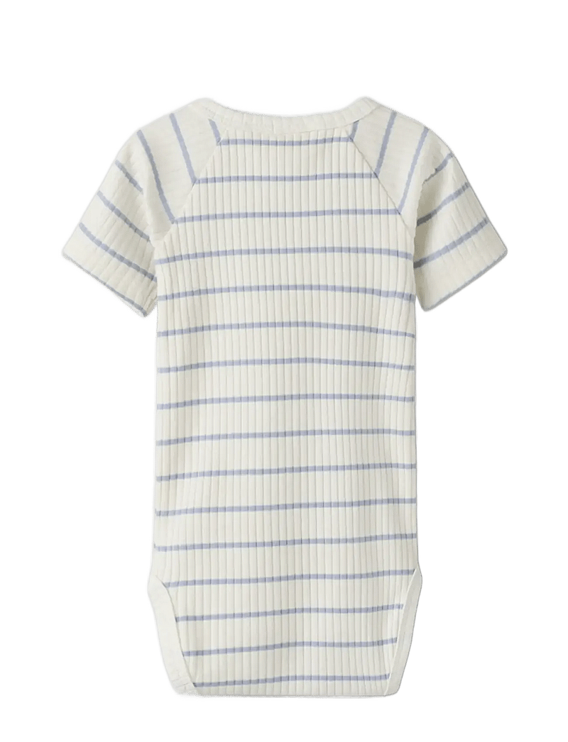 Lil'Atelier - NBMKAIL SS SLIM BODY LIL NOOS - kortärmade bodysuits - coconut milk - 1