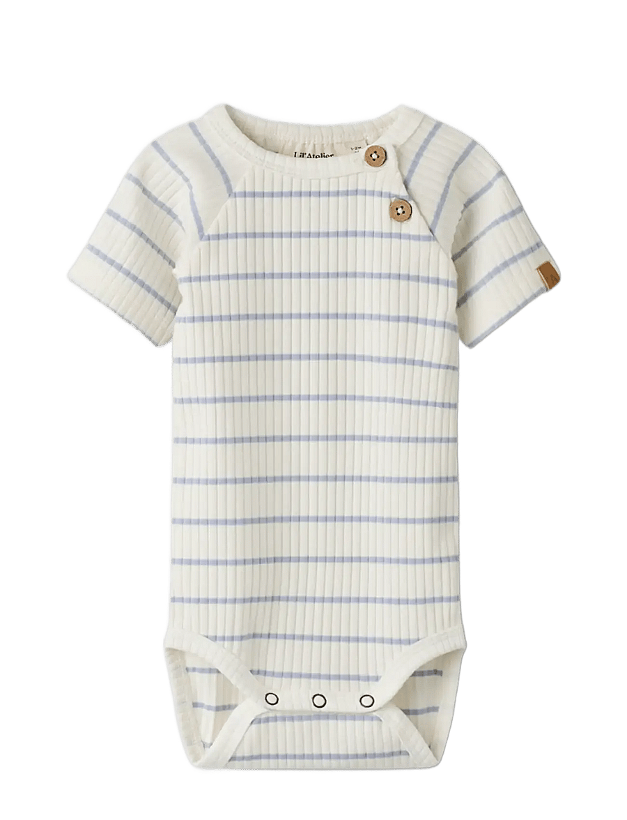 Lil'Atelier - NBMKAIL SS SLIM BODY LIL NOOS - kortærmede heldragter - coconut milk - 2